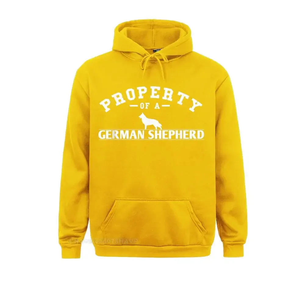 Funny German Shepherd Hoodie Property Of A German Shepher Men Hoodies Autumn Men Sweatshirts Fitness Tight Sportswears Discount