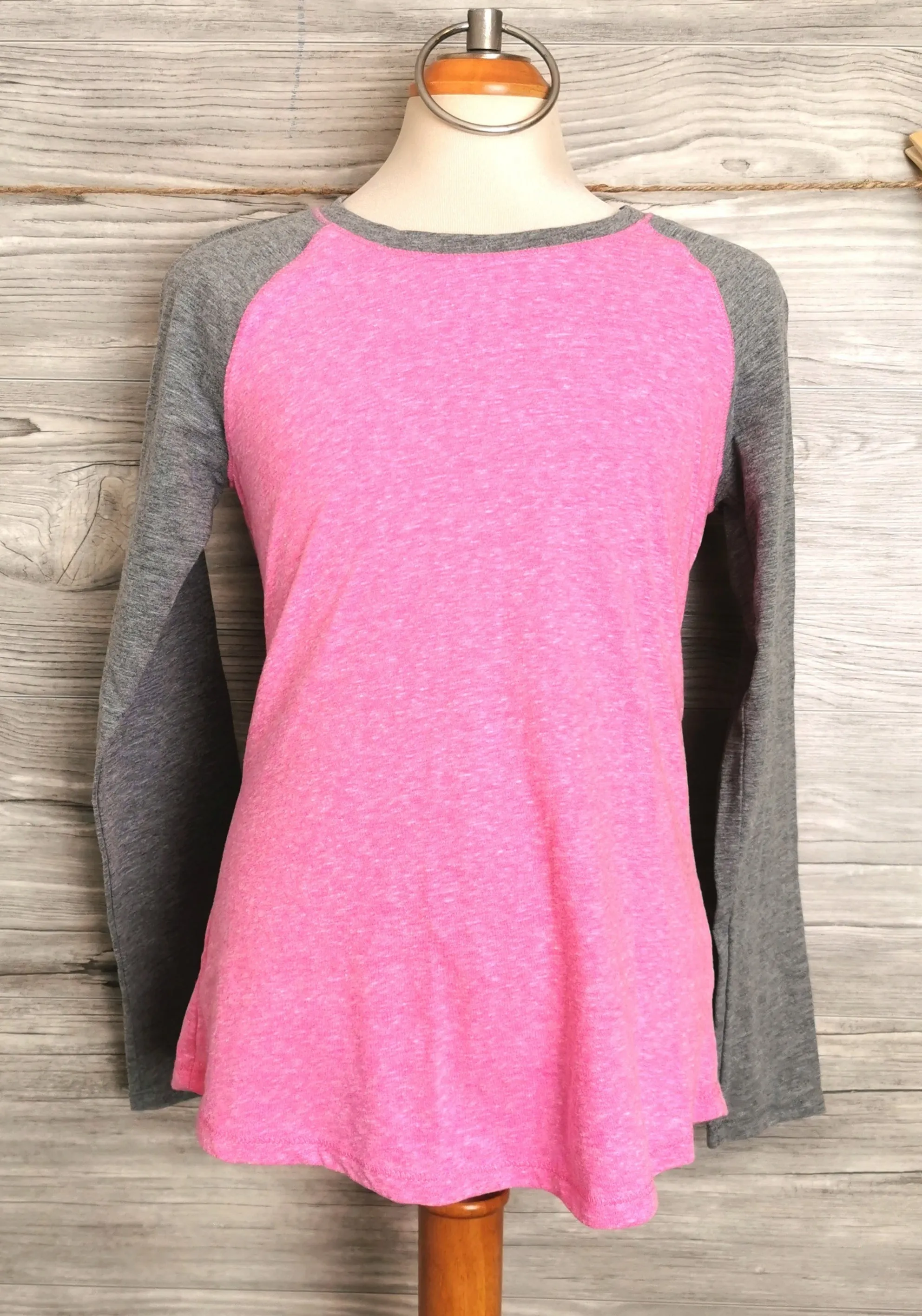 GIRL SIZE 12 YEARS - JUSTICE, Long-Sleeved, Casual T-shirt EUC B8