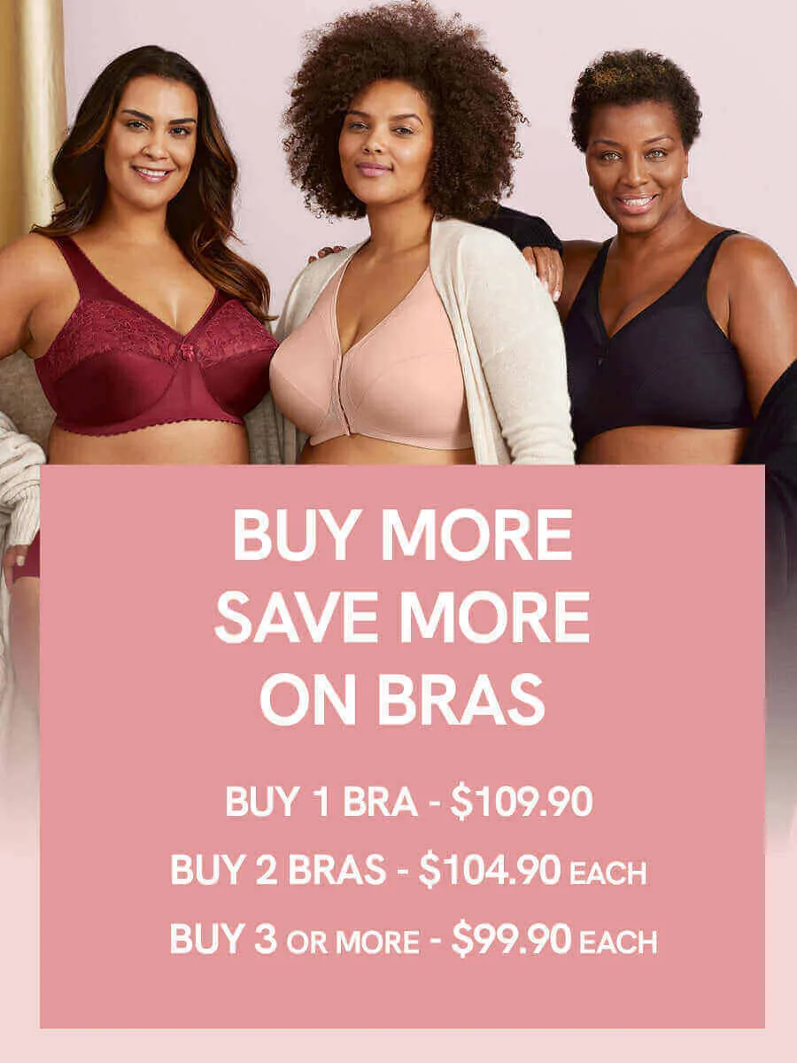 Glamorise Bra 1206 - MagicLift Front-Closure Racerback Bra - Cafe
