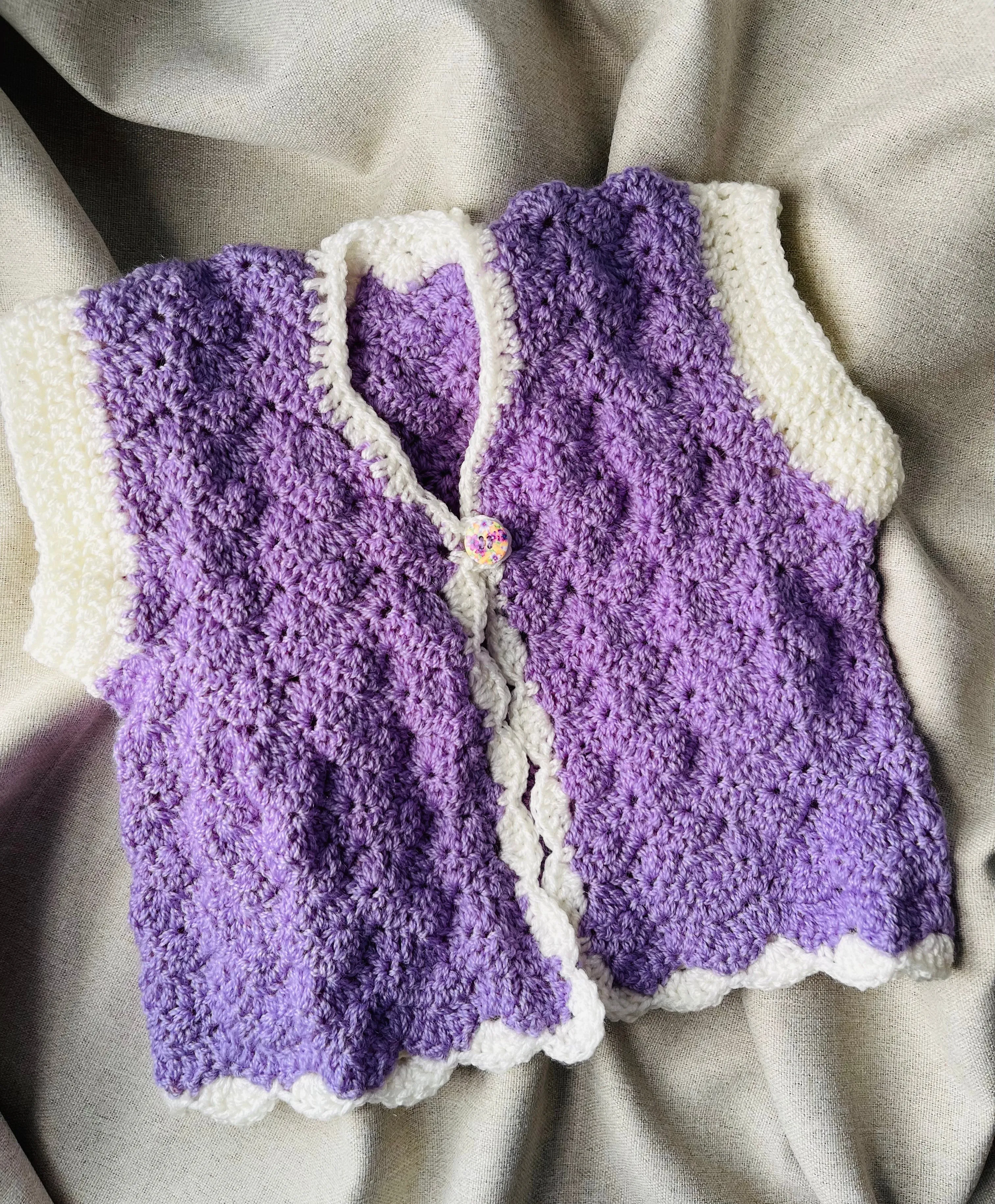 Hand knit cardigan