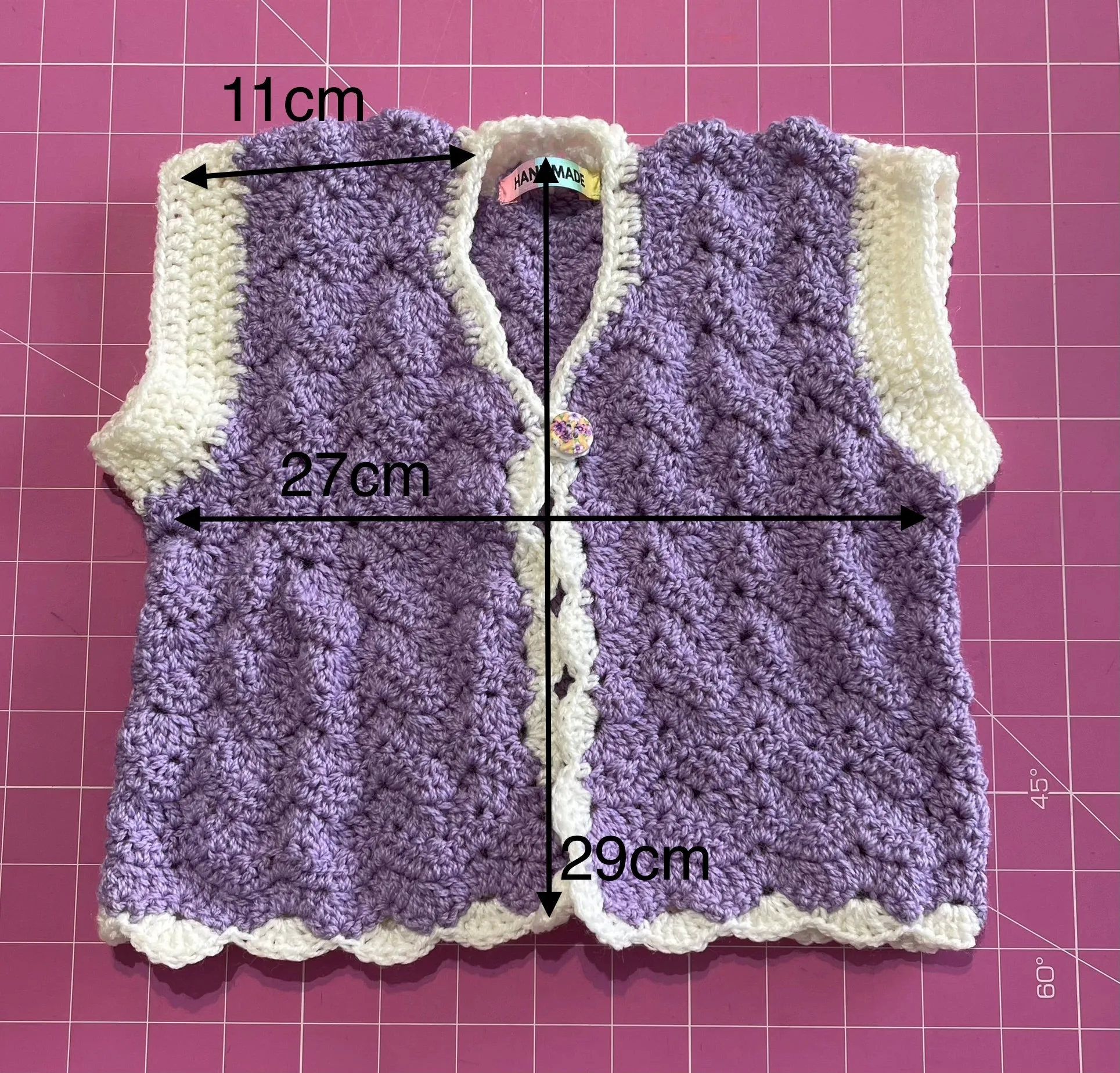 Hand knit cardigan