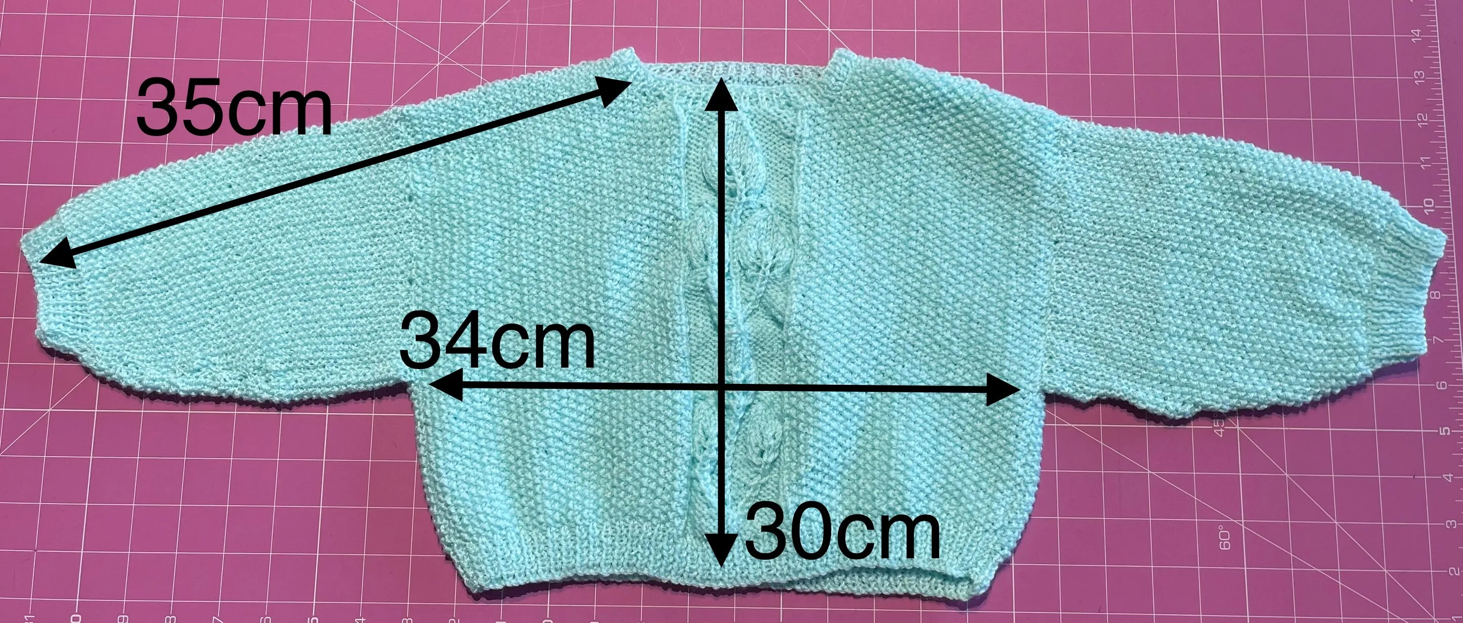 Hand knit cardigan