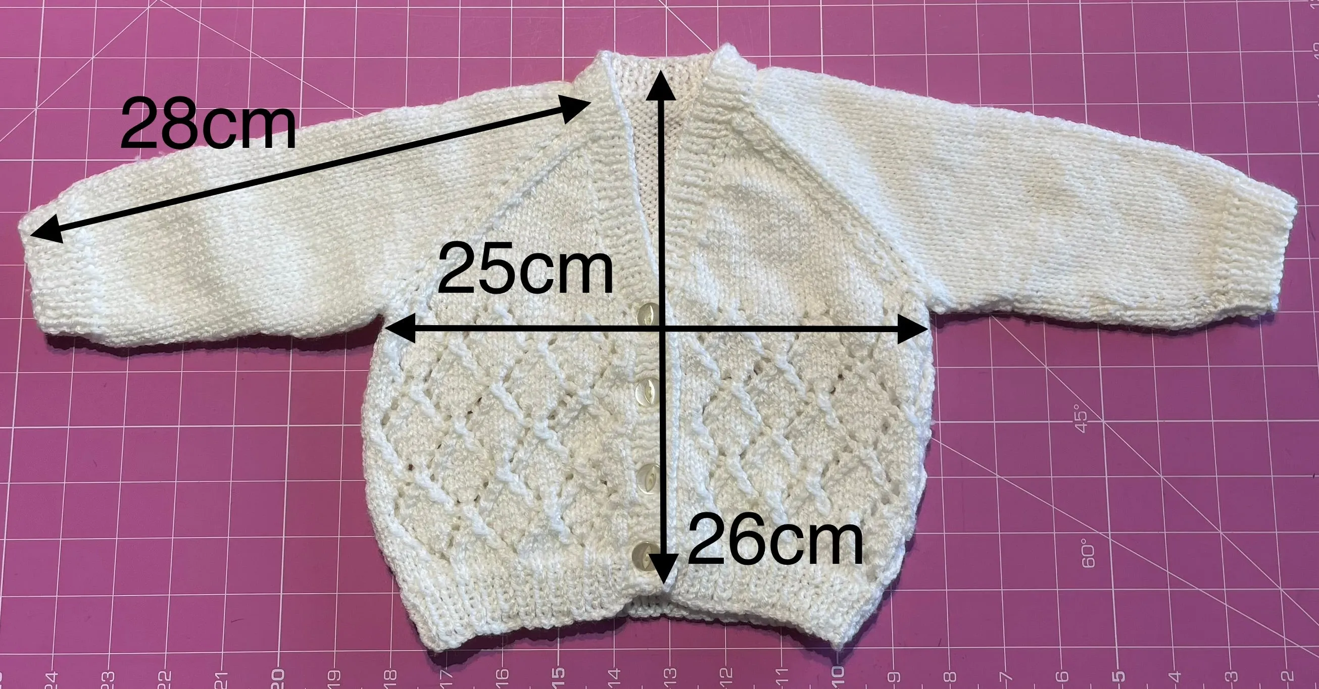Hand knit cardigan