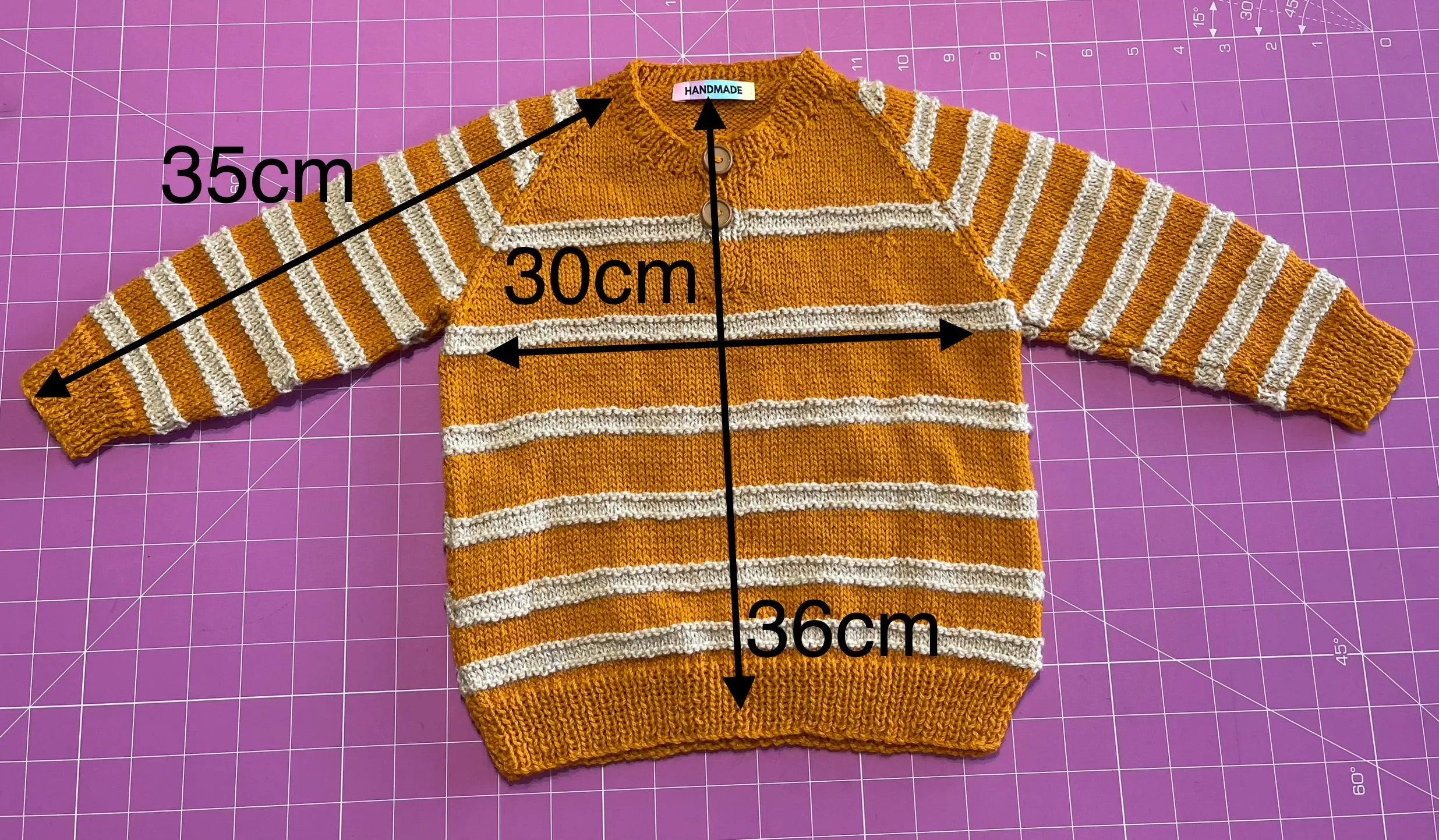 Hand knit cardigan