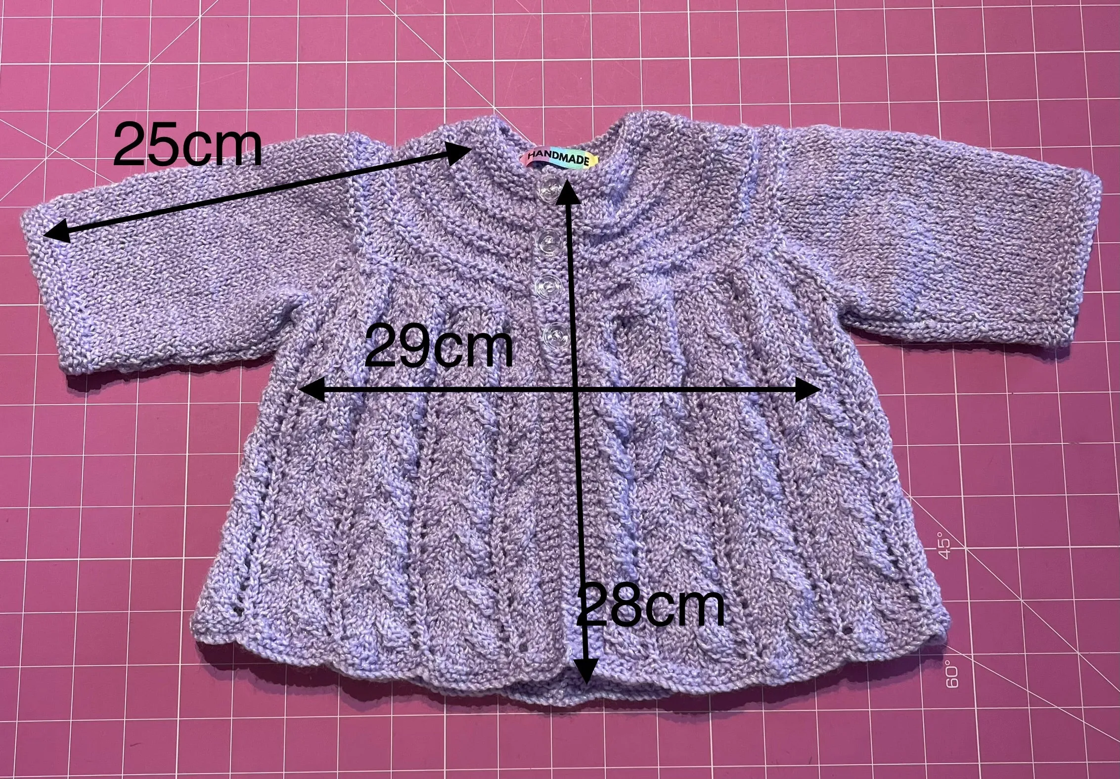 Hand knit cardigan