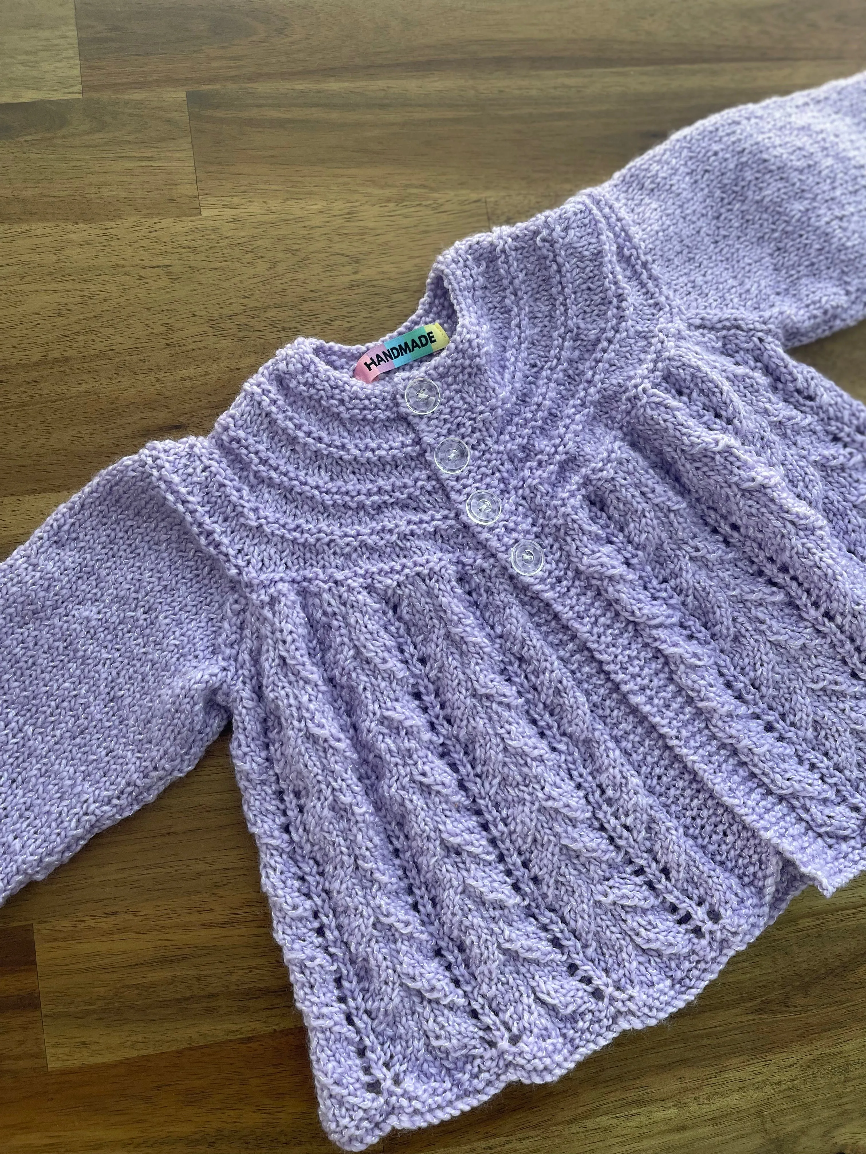 Hand knit cardigan