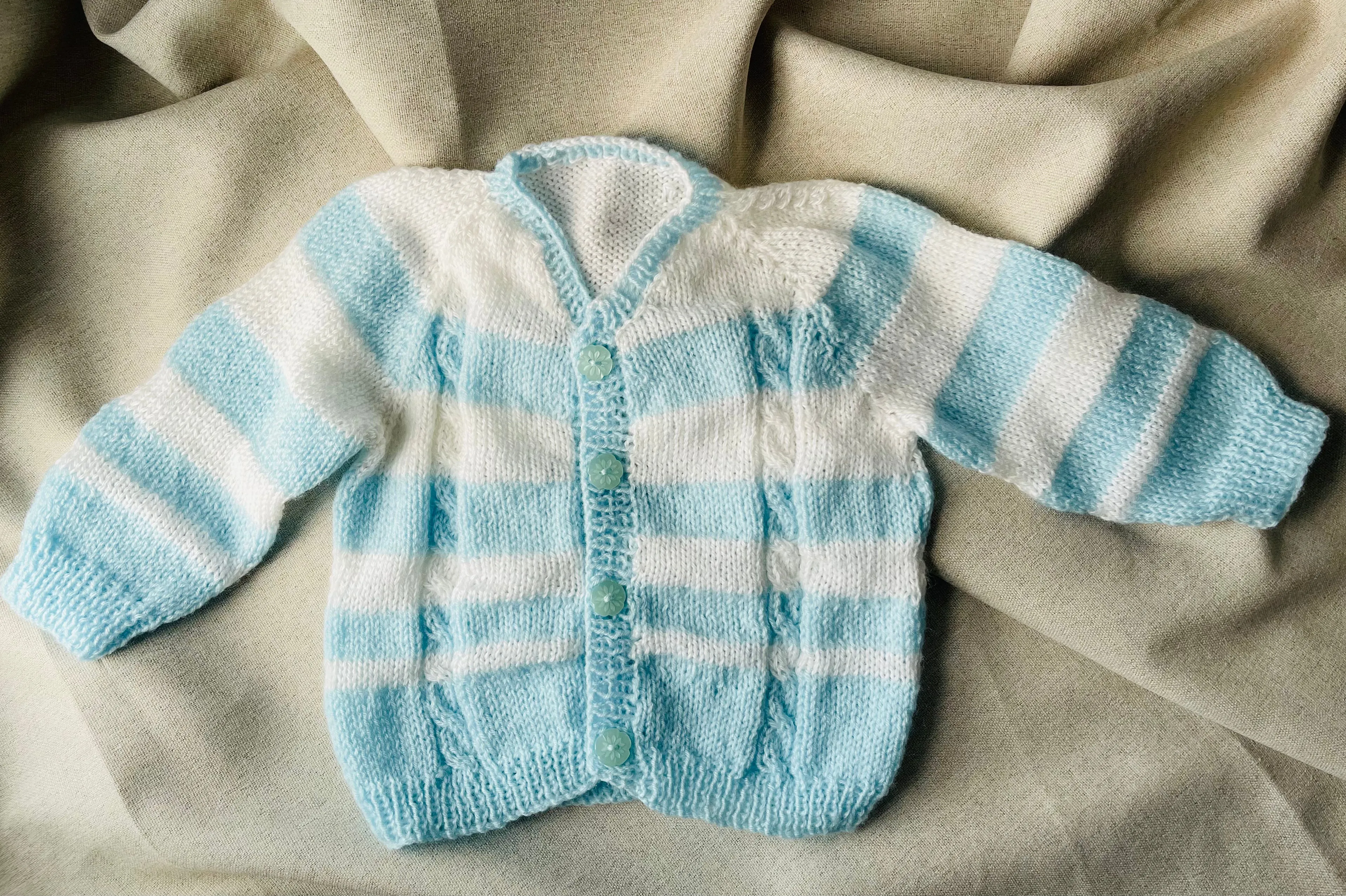 Hand knit cardigan