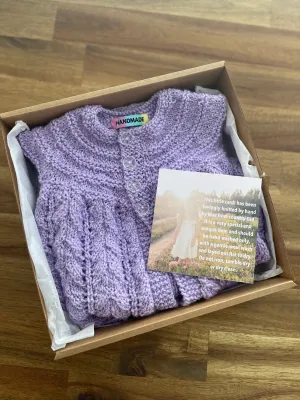 Hand knit cardigan