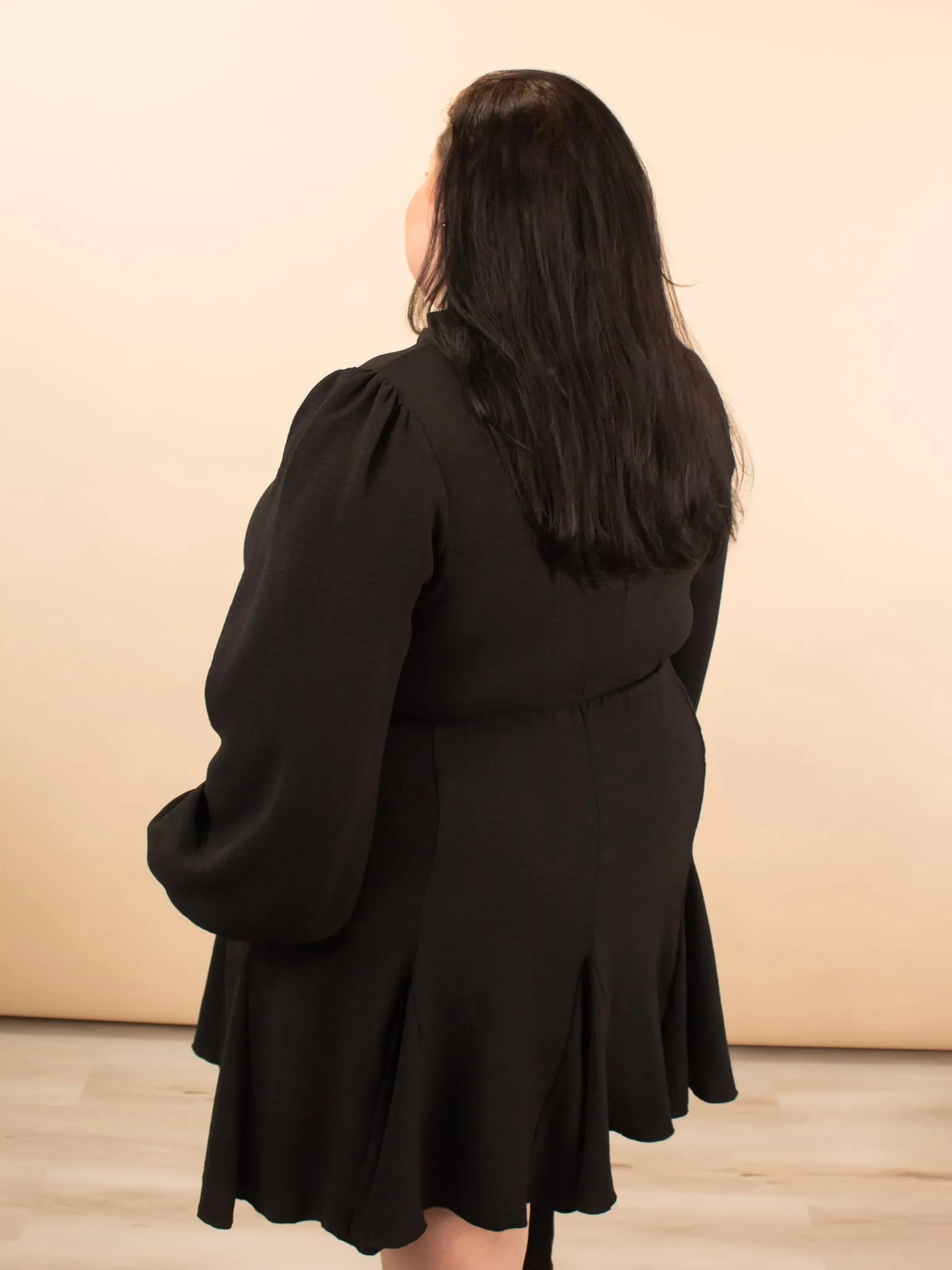Holiday Soiree Mock Neck Dress