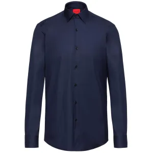 HUGO KENNO COTTON JERSEY SLIM FIT SHIRT