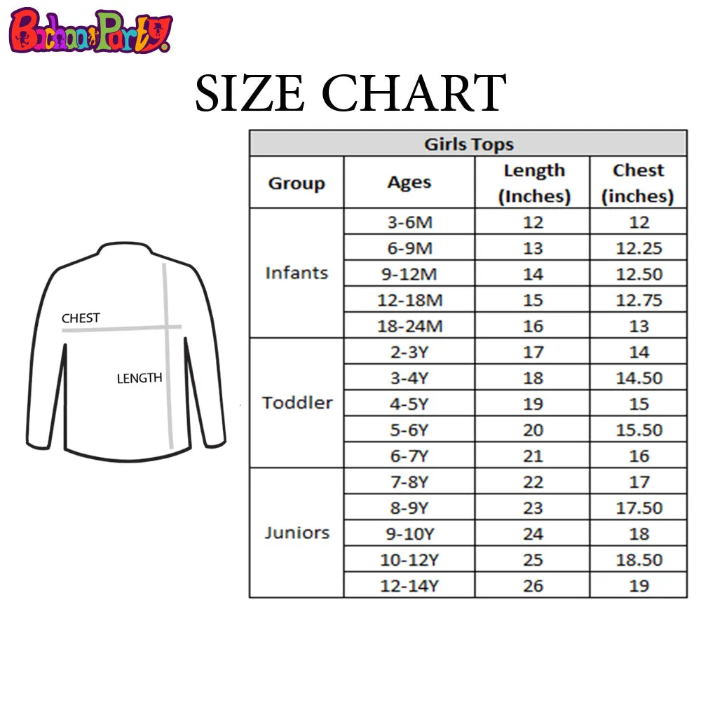 Infant Girls Top Denim Rainbow Emb - Ice Blue | Bachaa Party Baby Clothes Girls Tops & T-Shirts