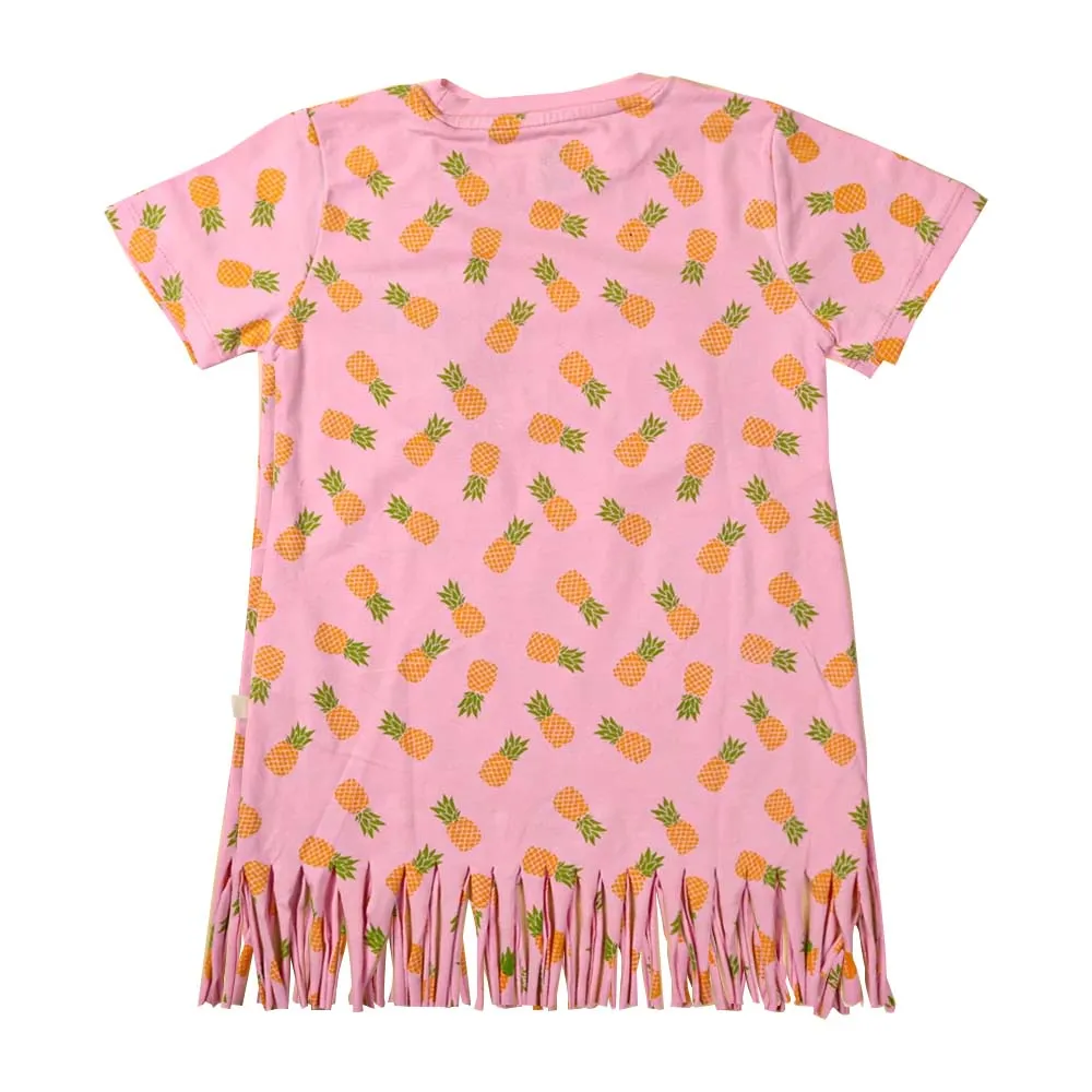Infants Aloha T-Shirt For Girls - Pink | Bachaa Party Baby Clothes Girls Tops & T-Shirts