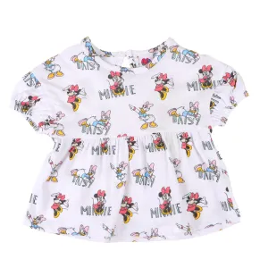 Infants Girls T-Shirt Mini Daisy - B.White | Bachaa Party Baby Clothes Girls Tops & T-Shirts