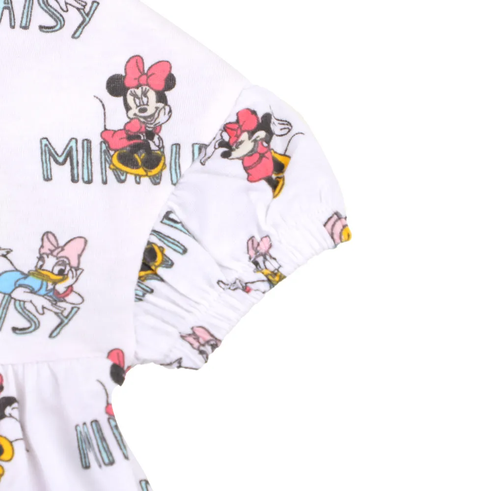 Infants Girls T-Shirt Mini Daisy - B.White | Bachaa Party Baby Clothes Girls Tops & T-Shirts