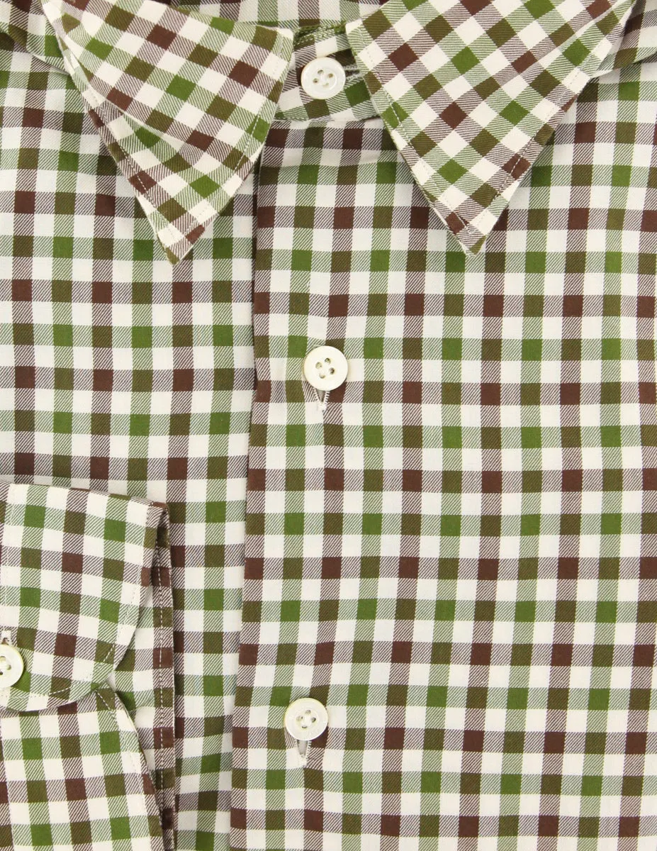 Isaia Green Shirt - Extra Slim