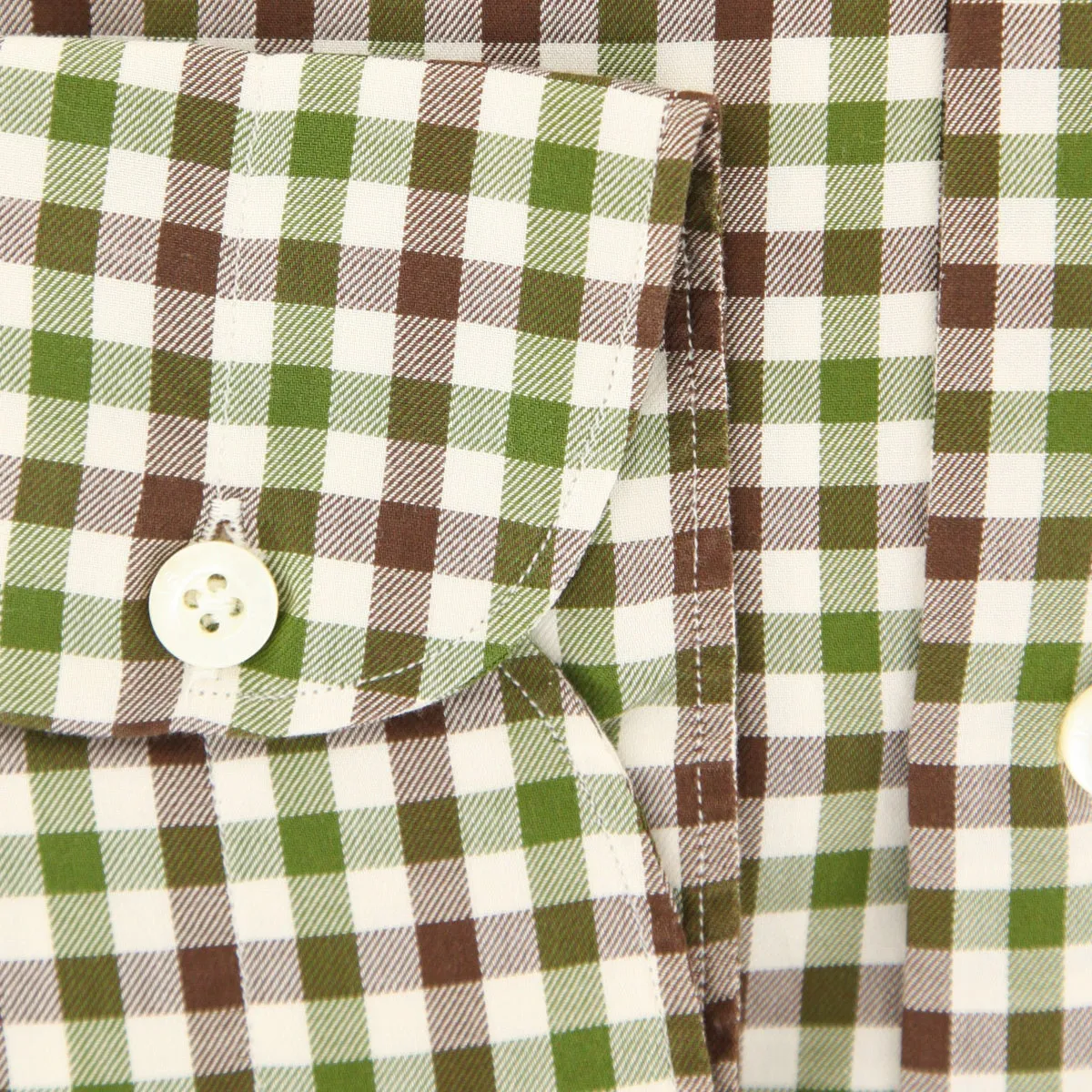 Isaia Green Shirt - Extra Slim