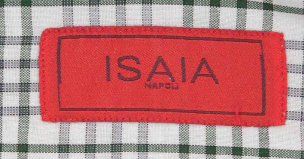 Isaia Green Shirt - Slim