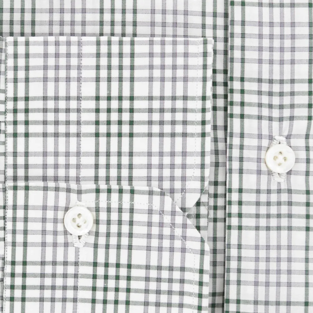 Isaia Green Shirt - Slim