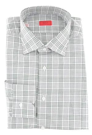 Isaia Green Shirt - Slim