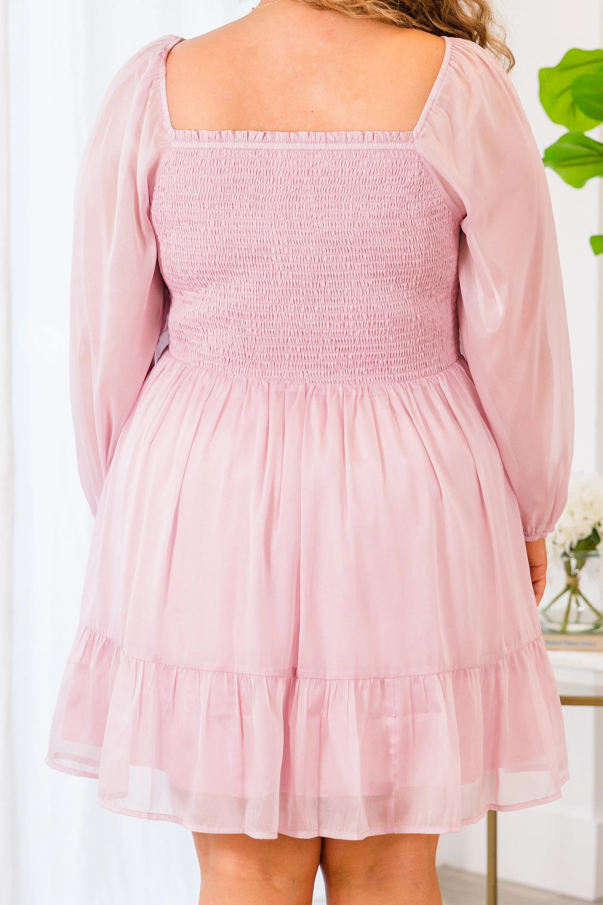 It's About Time Dress, Dusty Pink