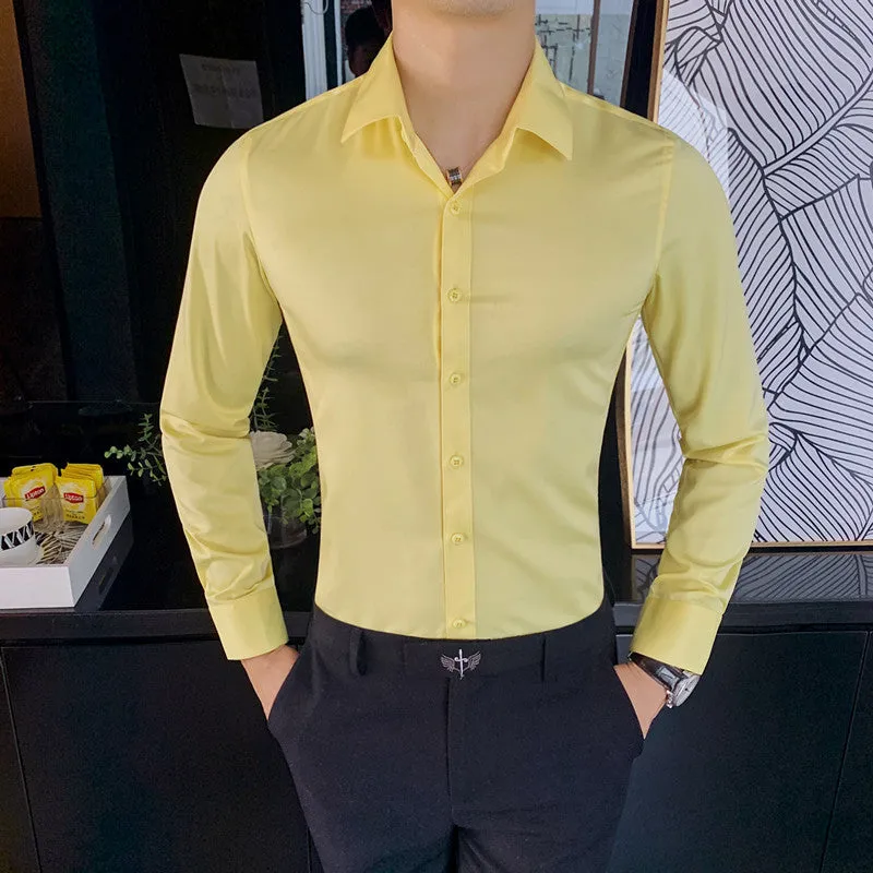 Ivan's Klassiker: Stilvolles Slim Fit Langarmhemd