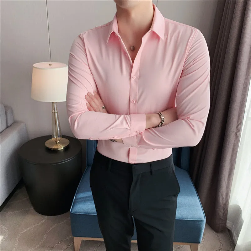Ivan's Klassiker: Stilvolles Slim Fit Langarmhemd