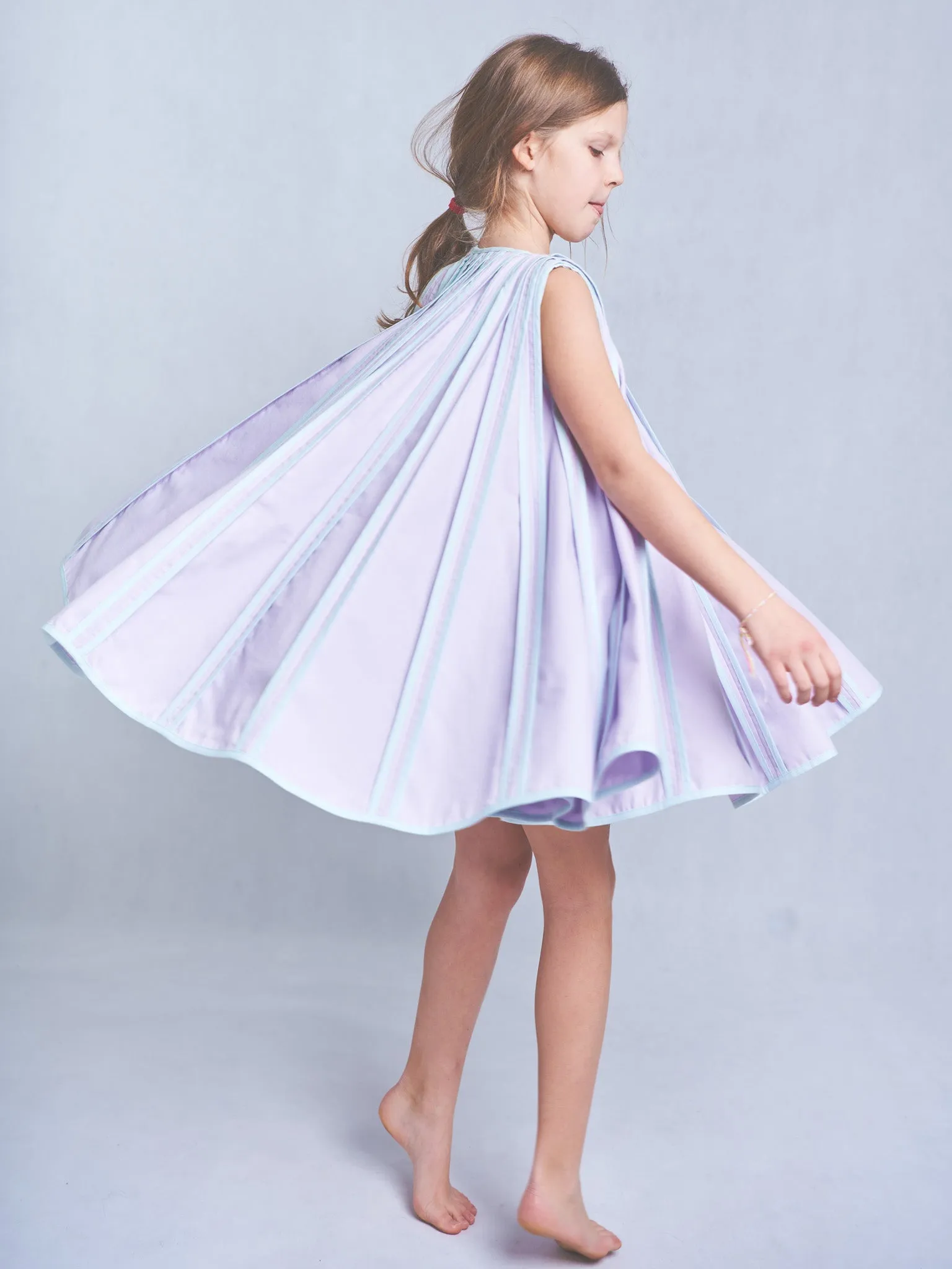 Kimaya Purple-Mint Dress