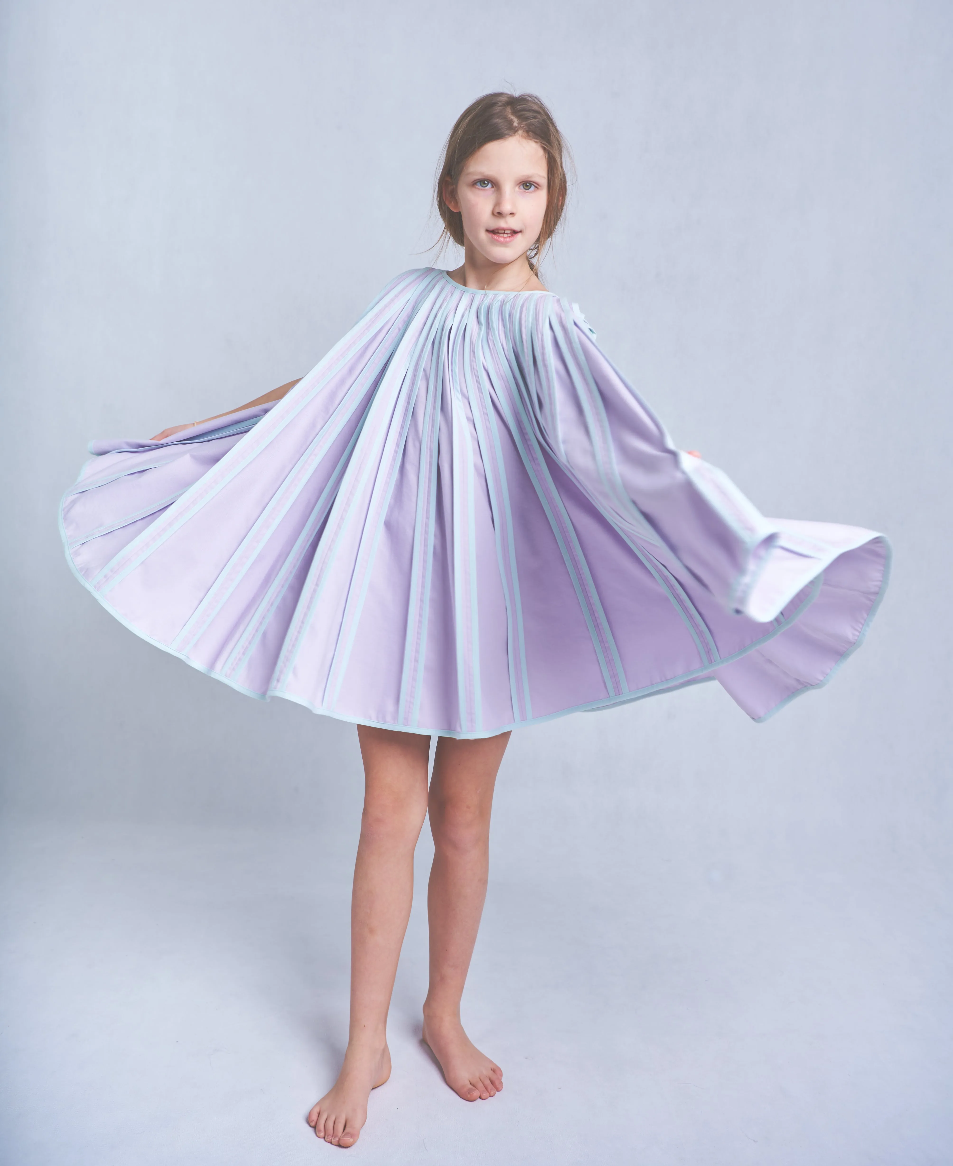 Kimaya Purple-Mint Dress