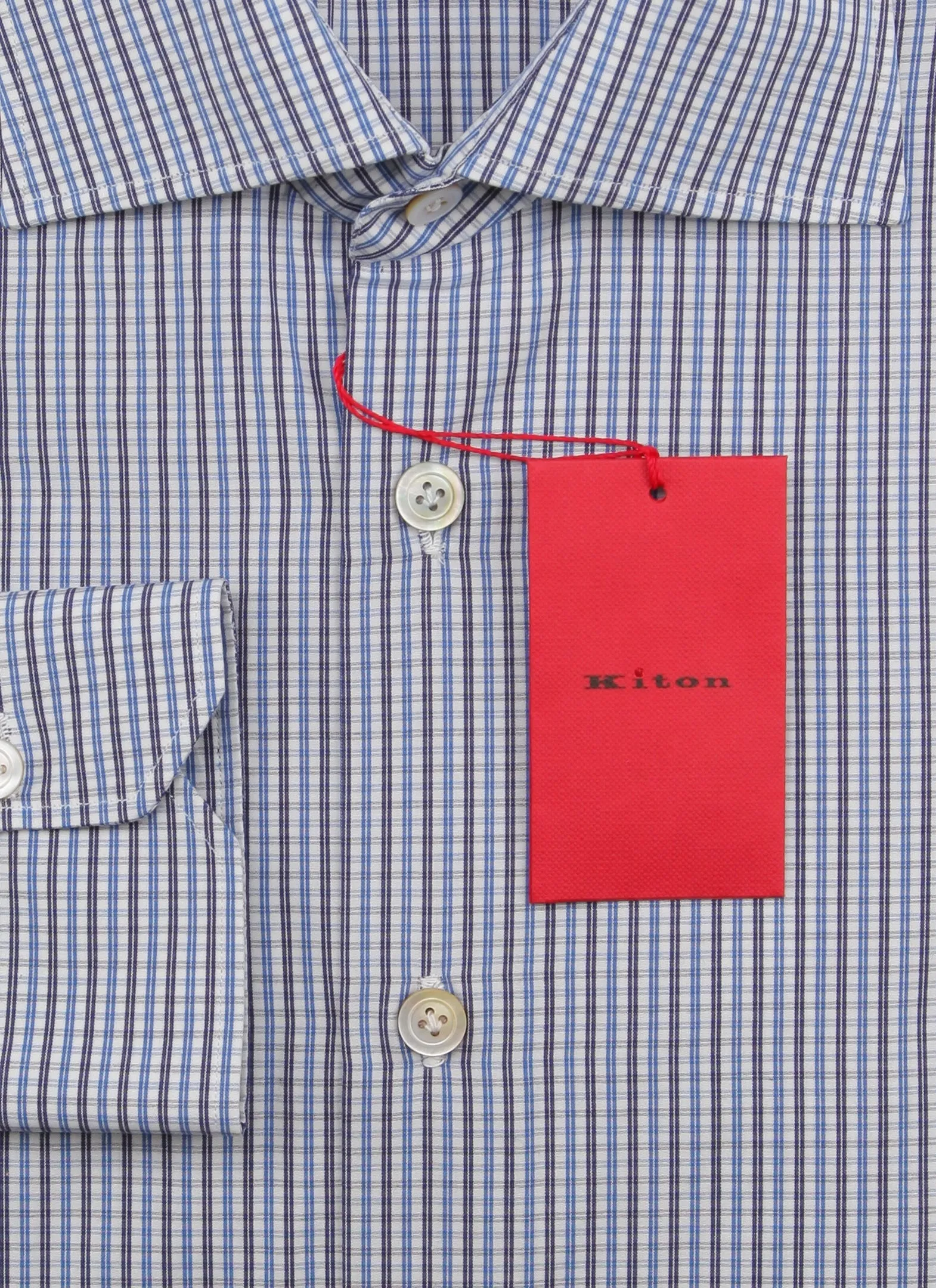 Kiton Blue Shirt - Slim