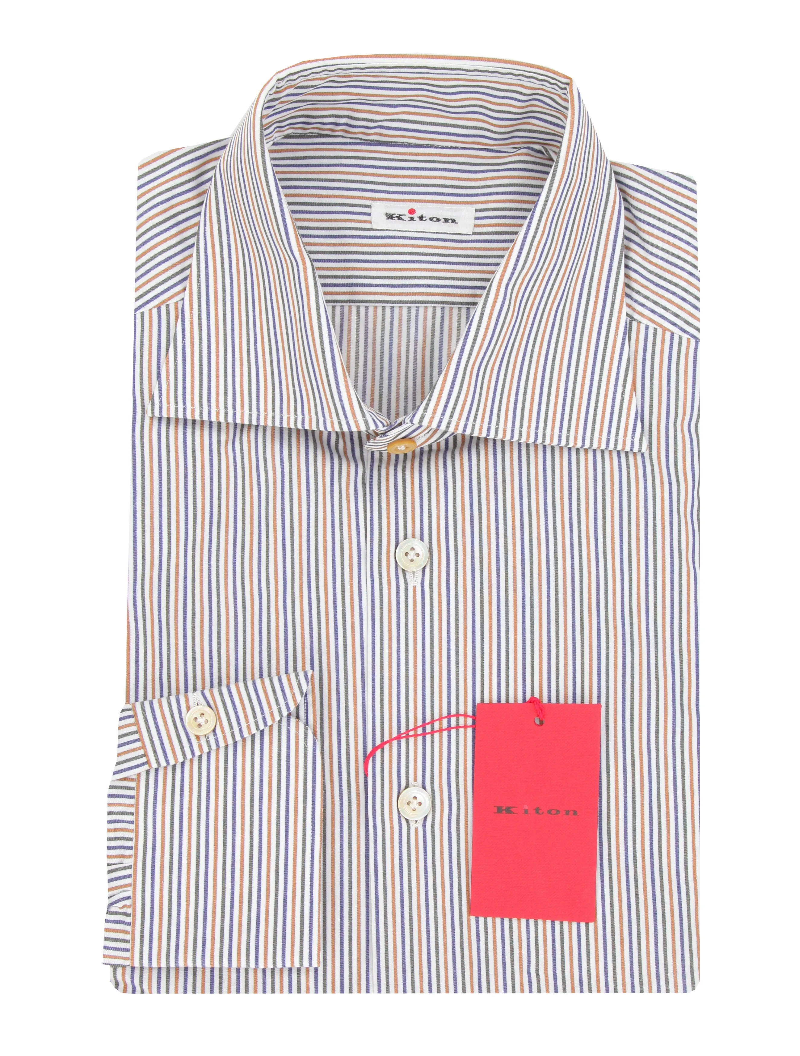 Kiton Blue Shirt - Slim