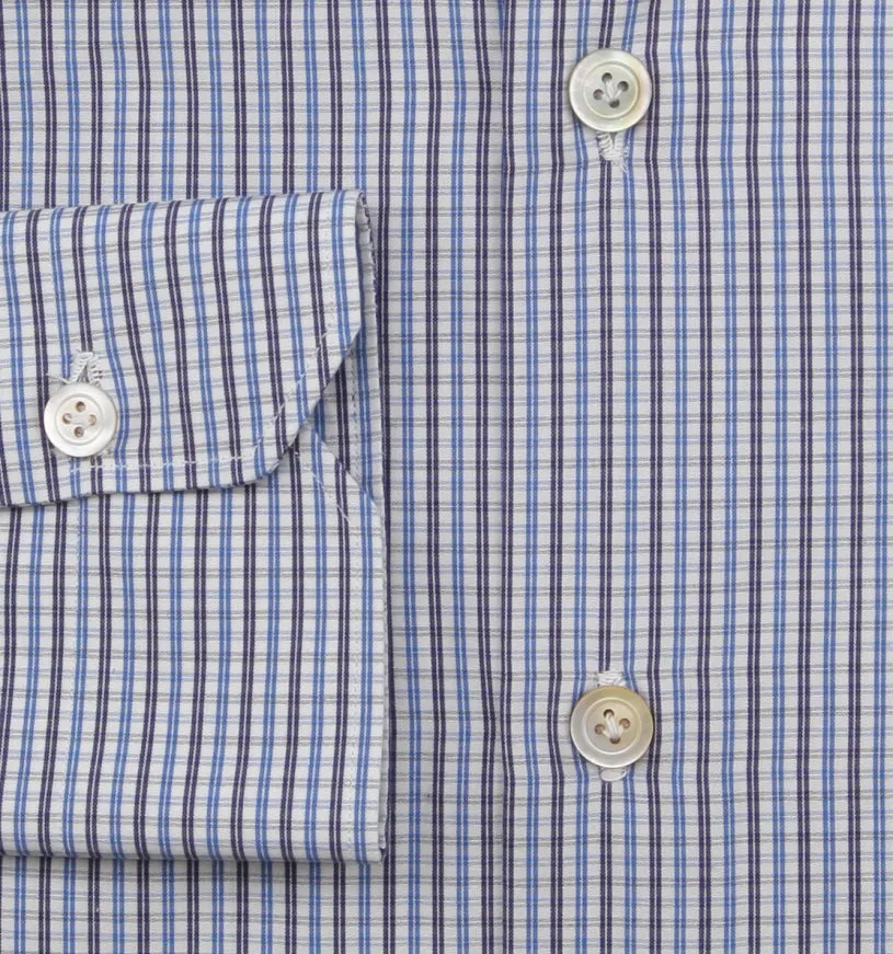 Kiton Blue Shirt - Slim