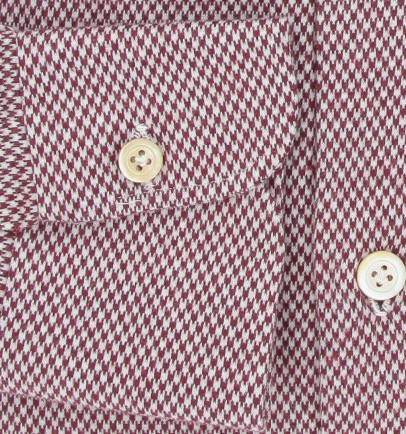 Kiton Burgundy Red Shirt - Slim