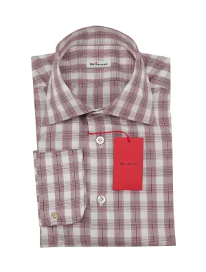 Kiton Burgundy Red Shirt - Slim