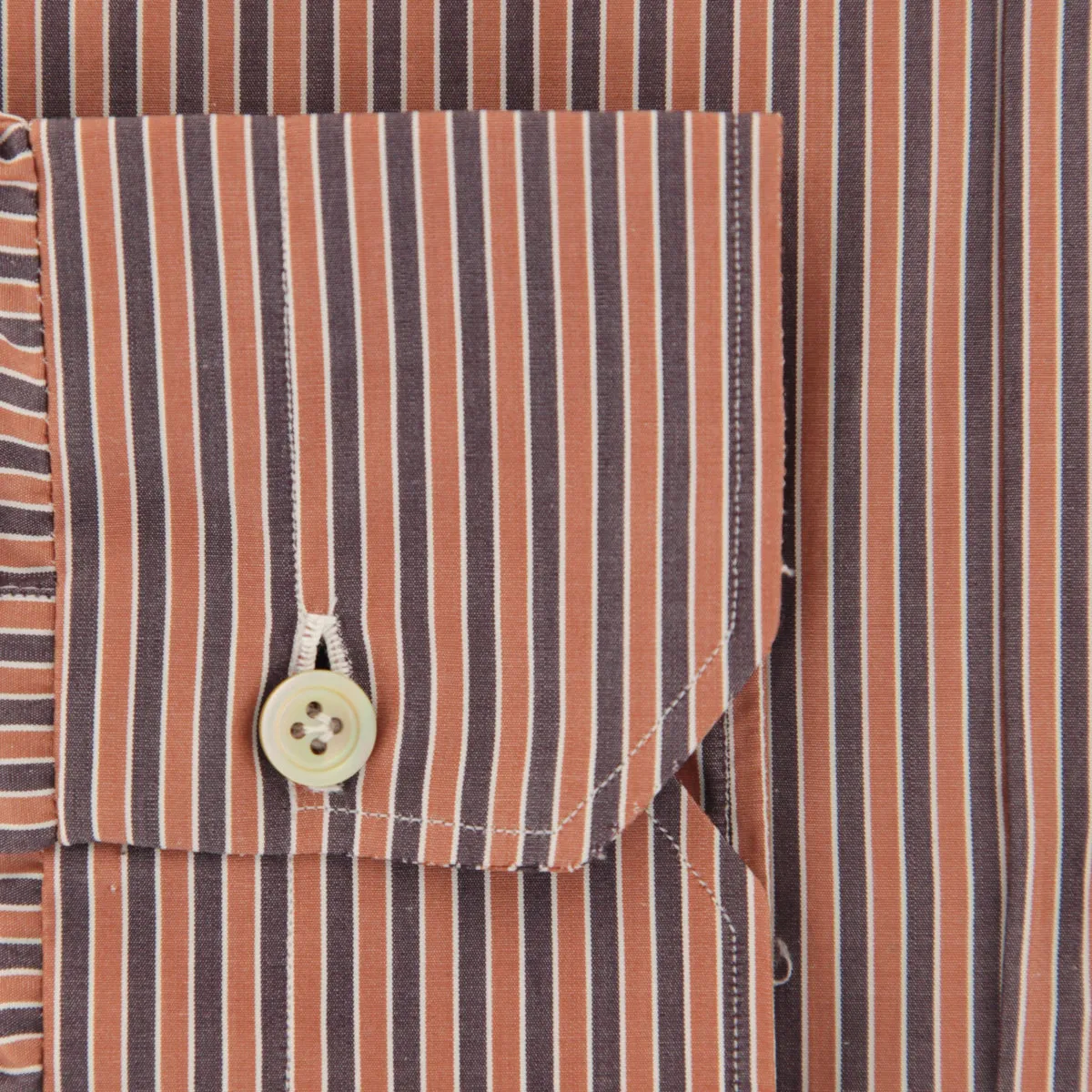 Kiton Caramel Brown Shirt - Slim