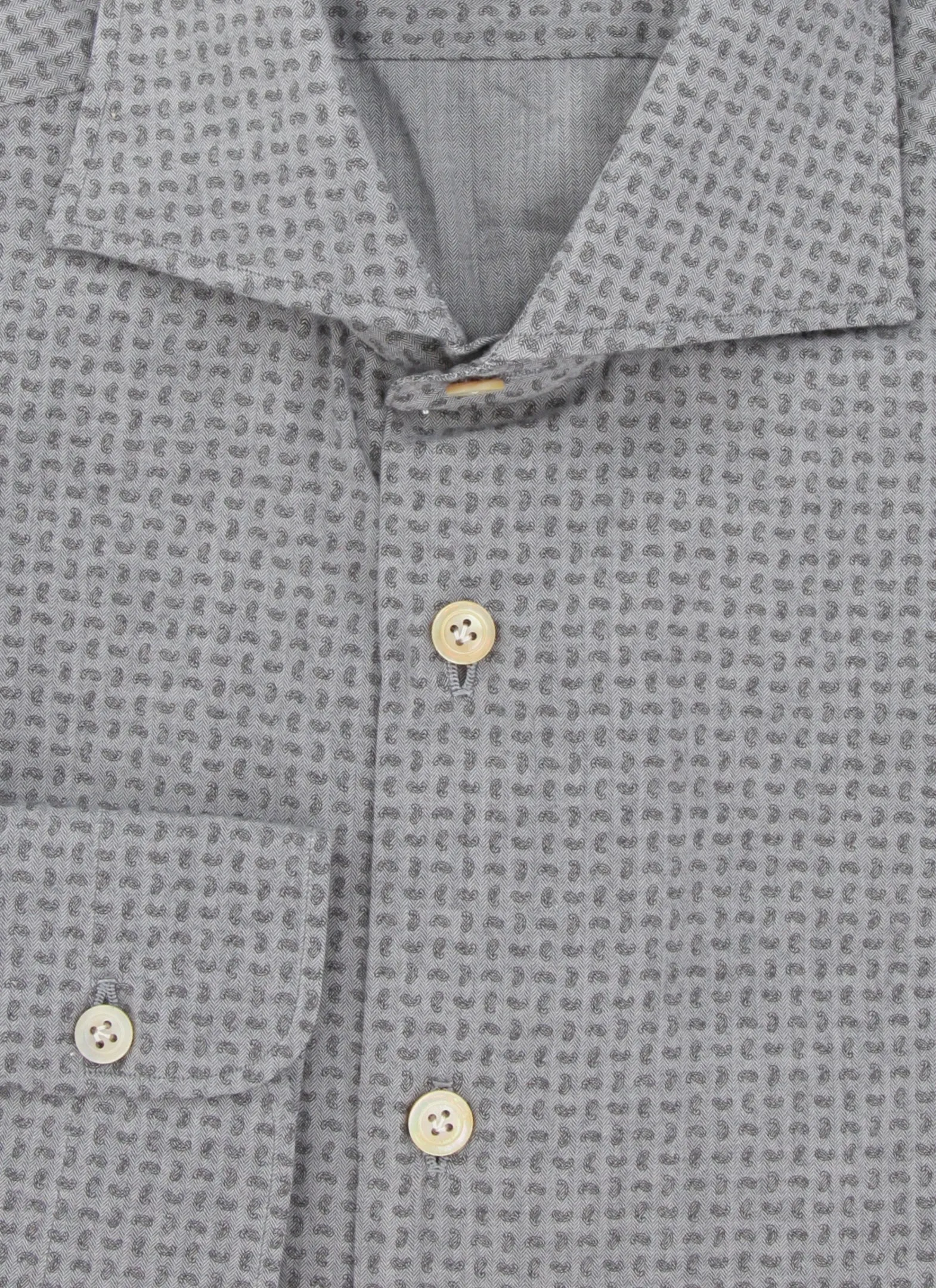 Kiton Gray Shirt - Slim