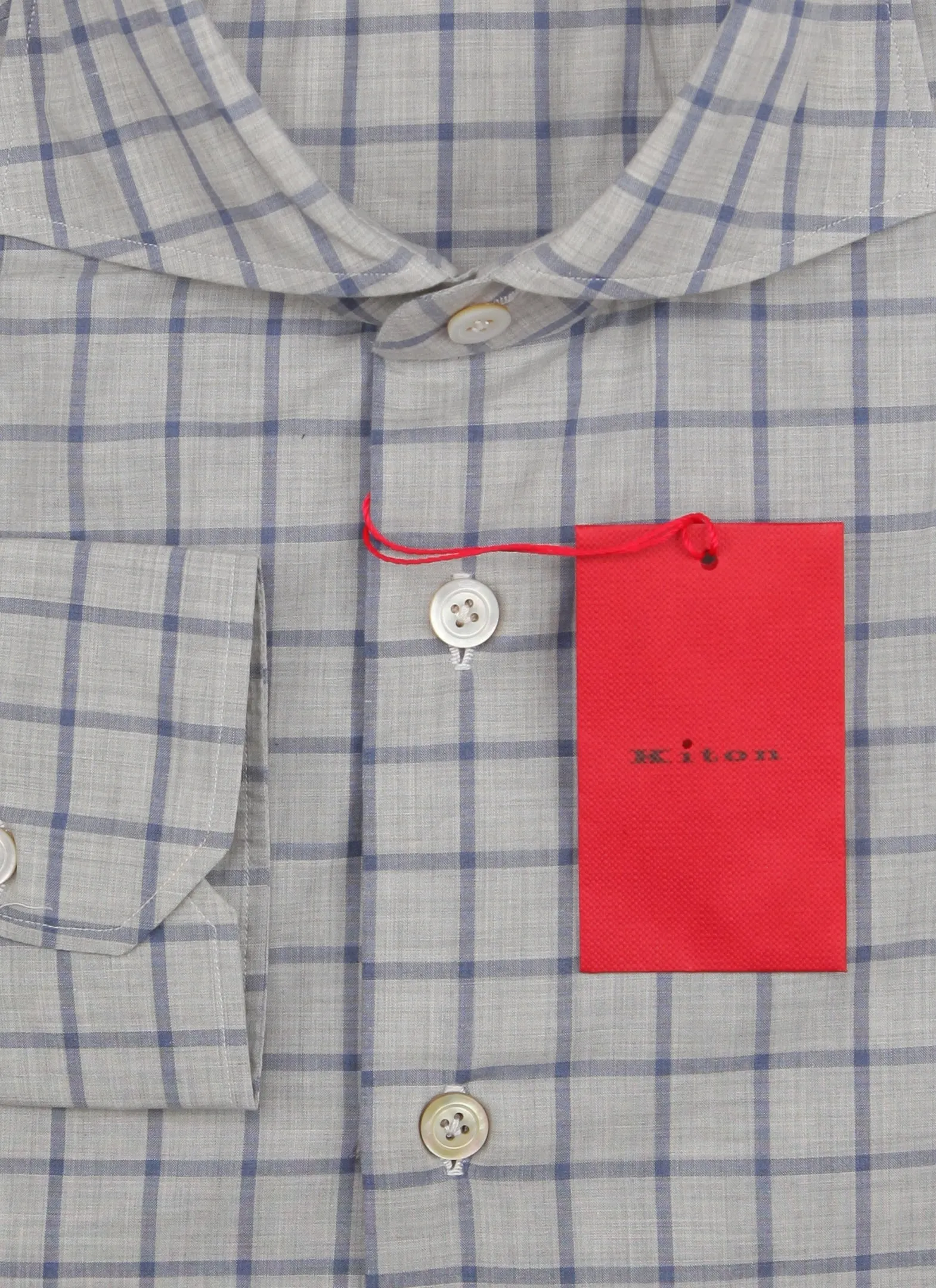 Kiton Gray Shirt - Slim