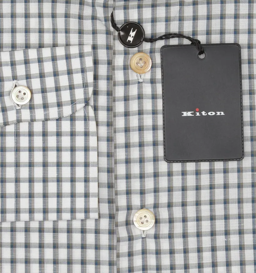 Kiton Gray Shirt - Slim