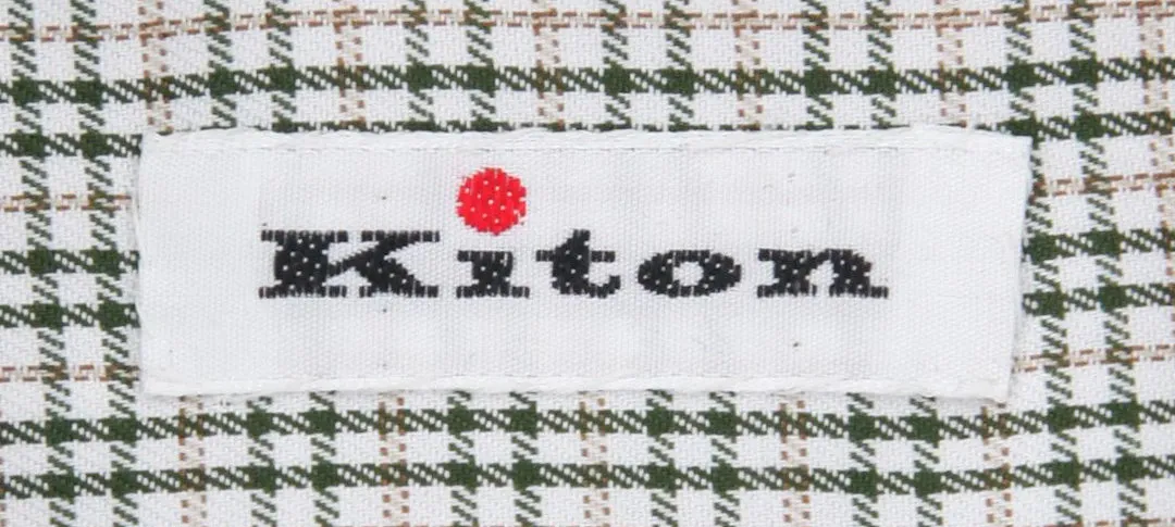Kiton Green Shirt - Slim