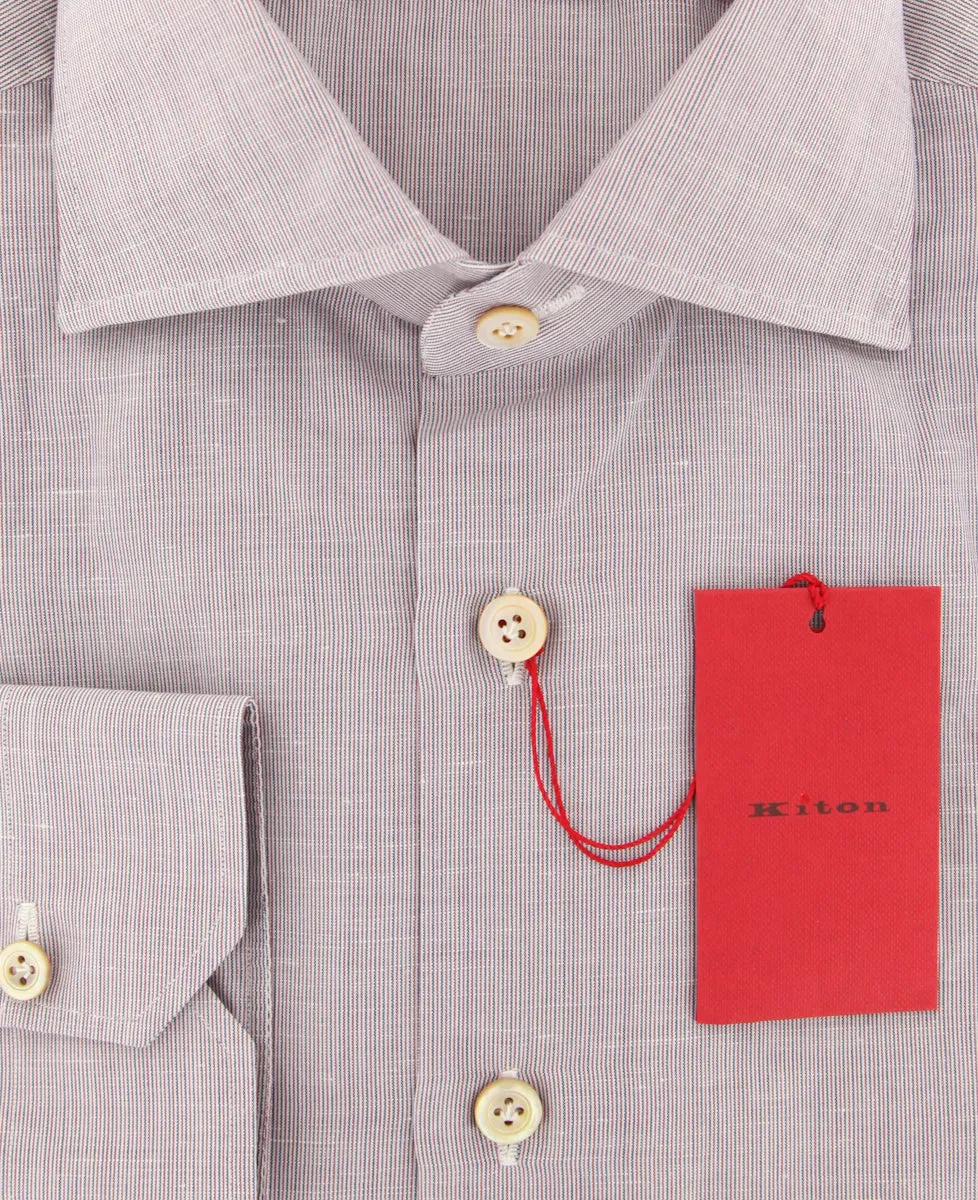 Kiton Red Shirt - Slim