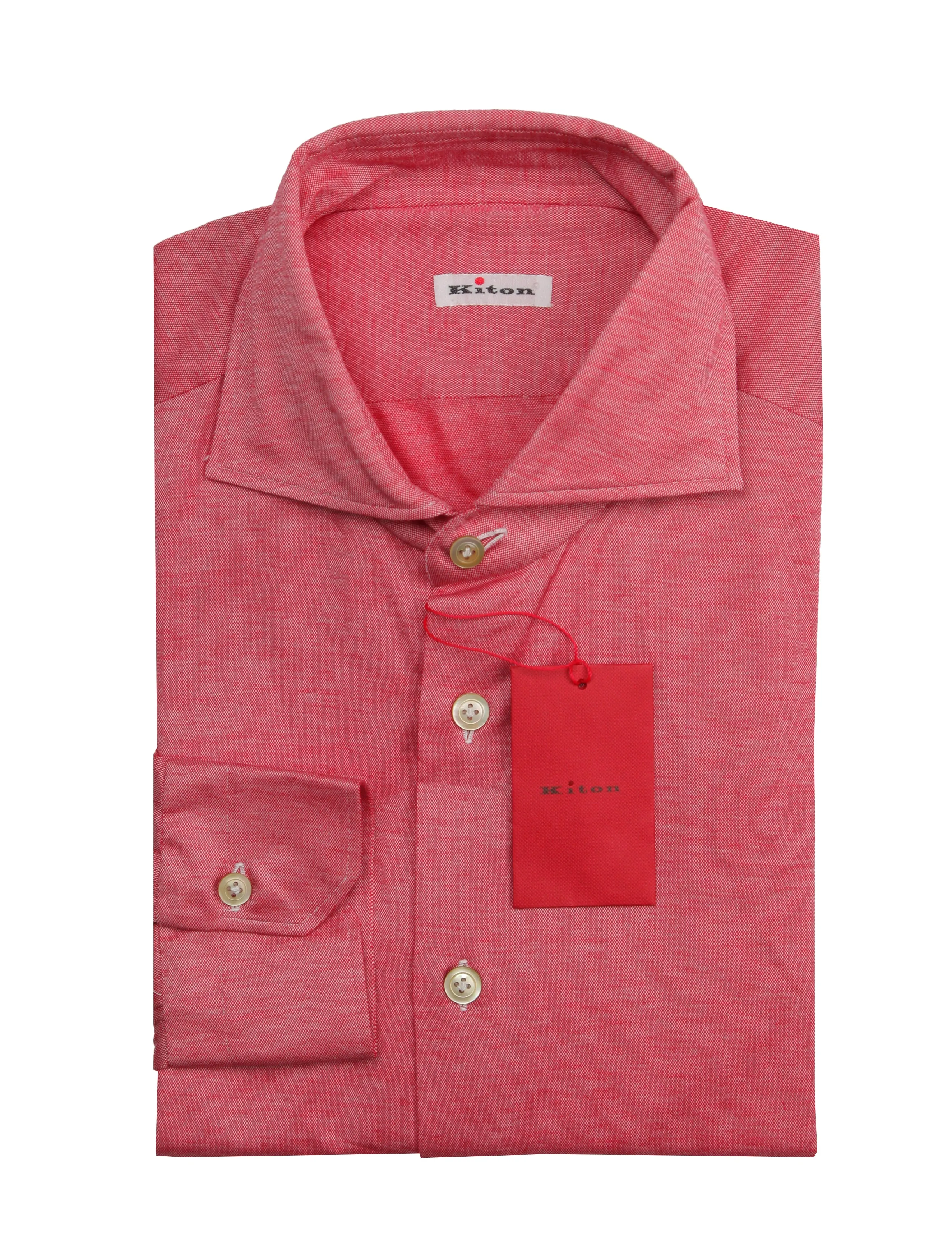 Kiton Red Shirt - Slim