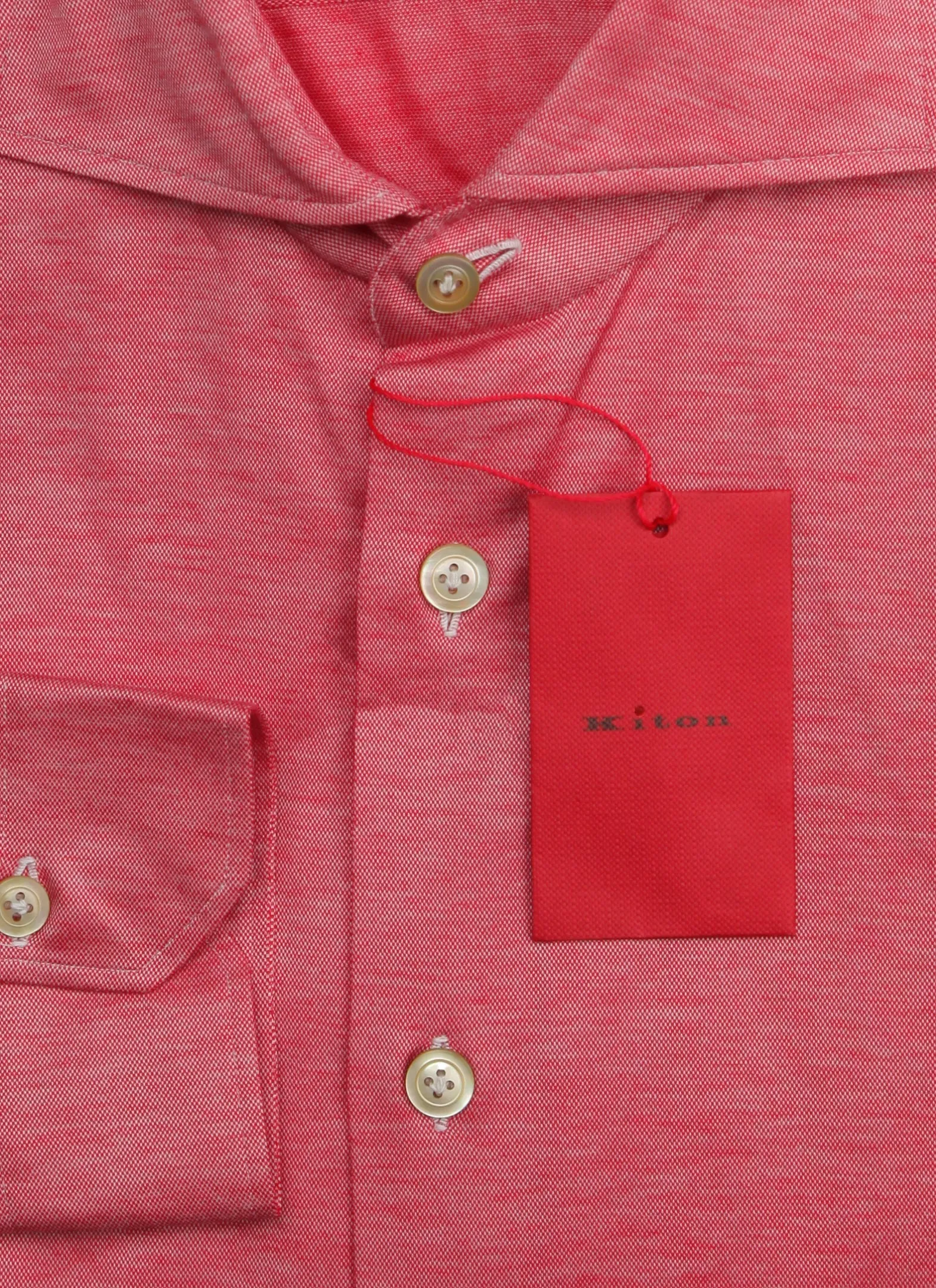 Kiton Red Shirt - Slim
