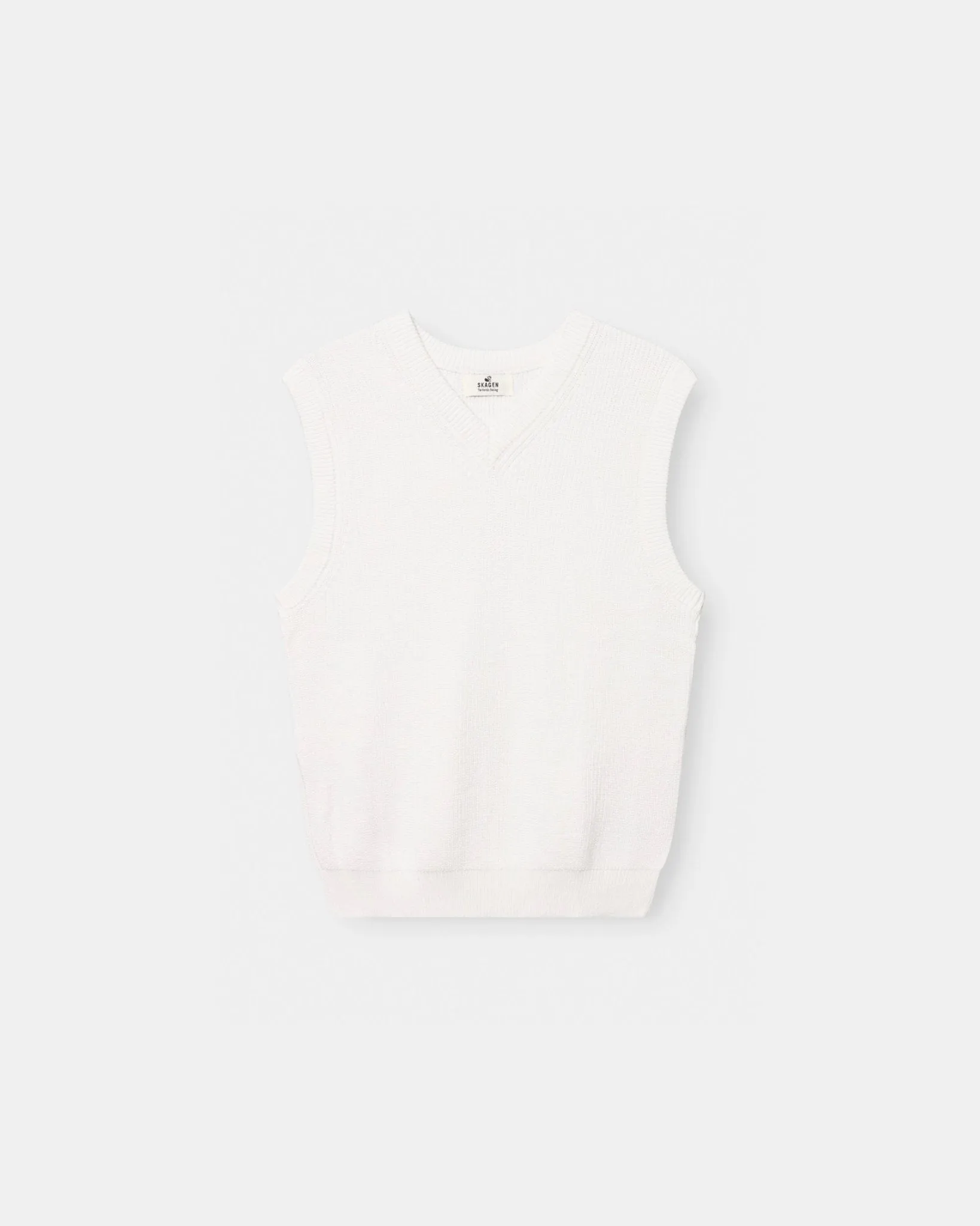 Knitted Vest White