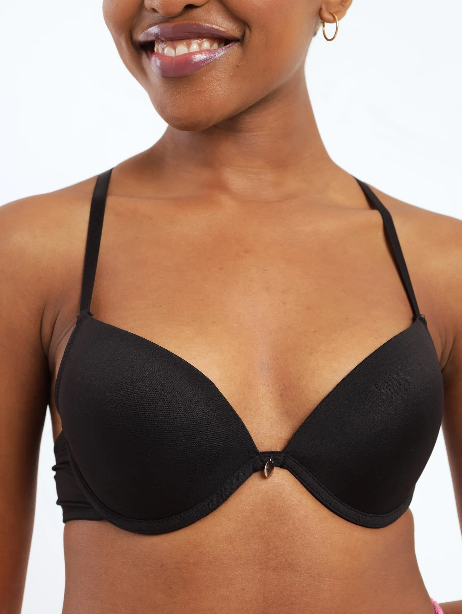 Ladies 2 Pack Animal Mesh & Microfibre Rockerwire  Racerback Bra - Two-tone