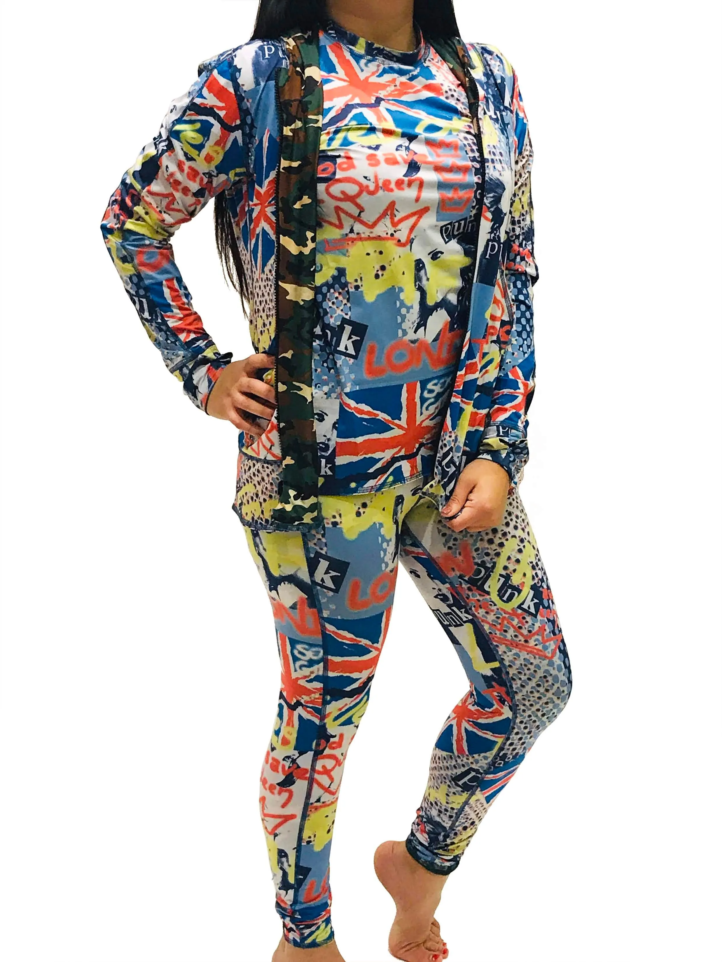 LEGGINGS LONDON CALLING/CAMO