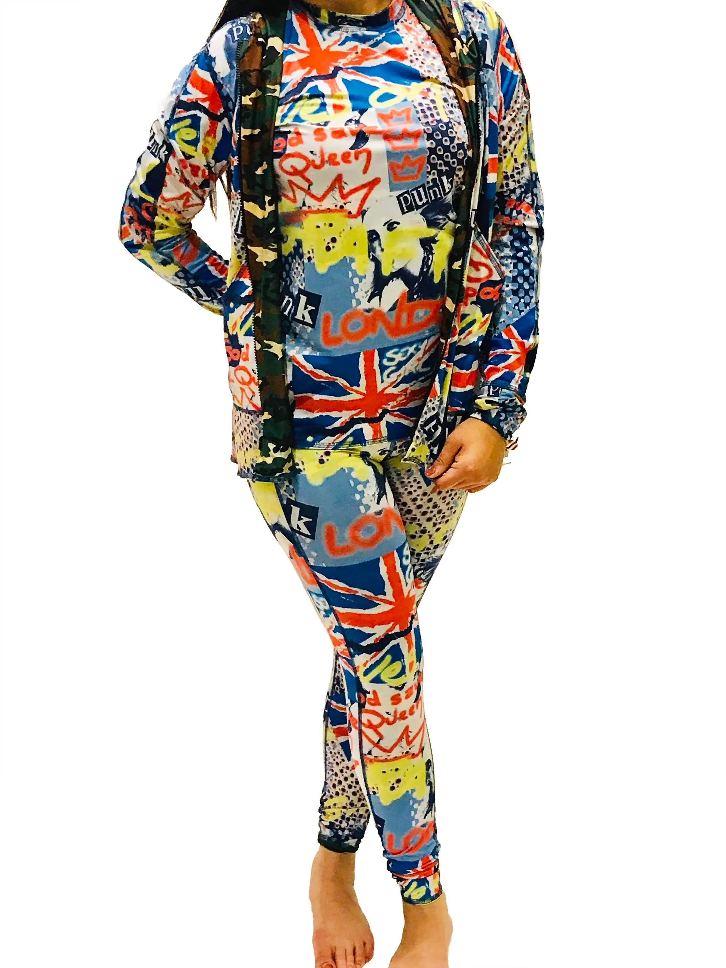 LEGGINGS LONDON CALLING/CAMO