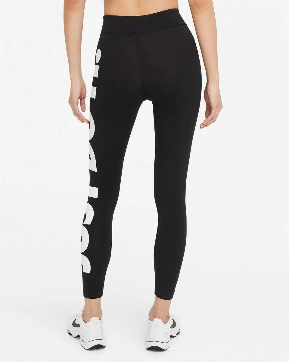 LEGGINGS NIKE PRO PANTA DONNA WOMEN NERO JUST DO IT