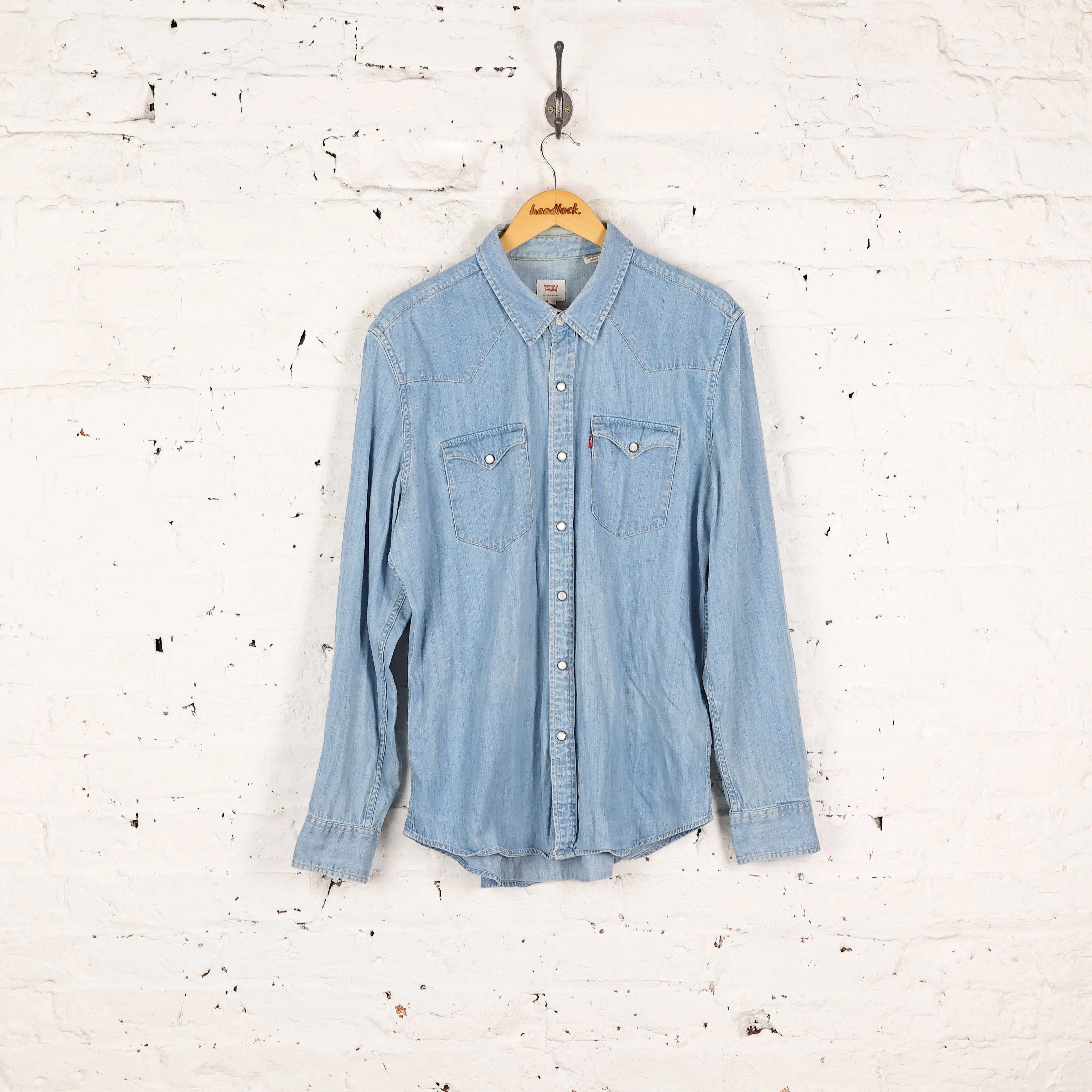 Levis Denim Shirt - Blue - XL