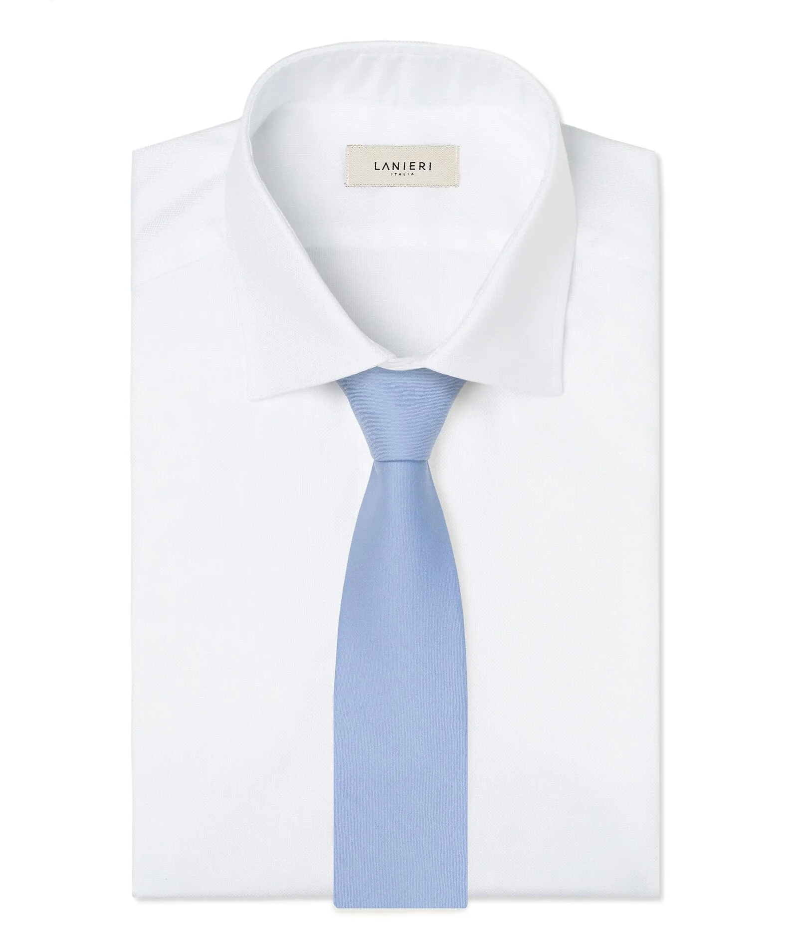 Light Blue Handmade Wool Men's Tie