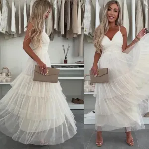 Lily | Women’s Flowy Tulle Maxi Dress