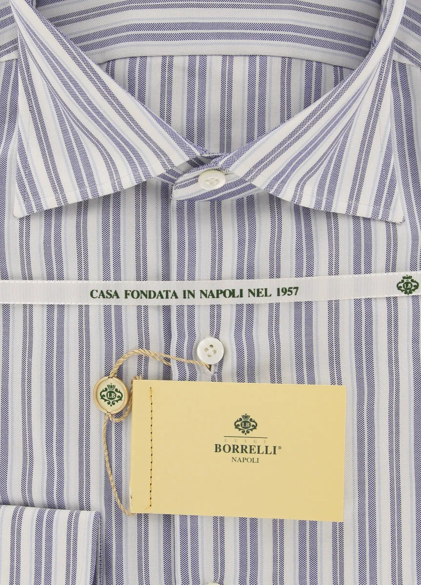 Luigi Borrelli Blue Shirt - Extra Slim